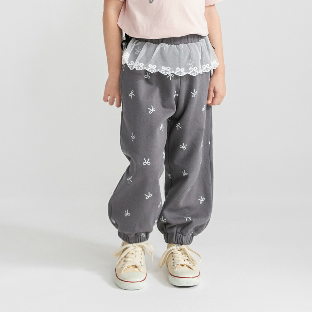 🆕【⭐訂購⭐】🌀 🇯🇵 日本直送🇯🇵 薄紗蕾絲腰帶運動褲［2款選］ 🌀 [ELCA-0120][260412]