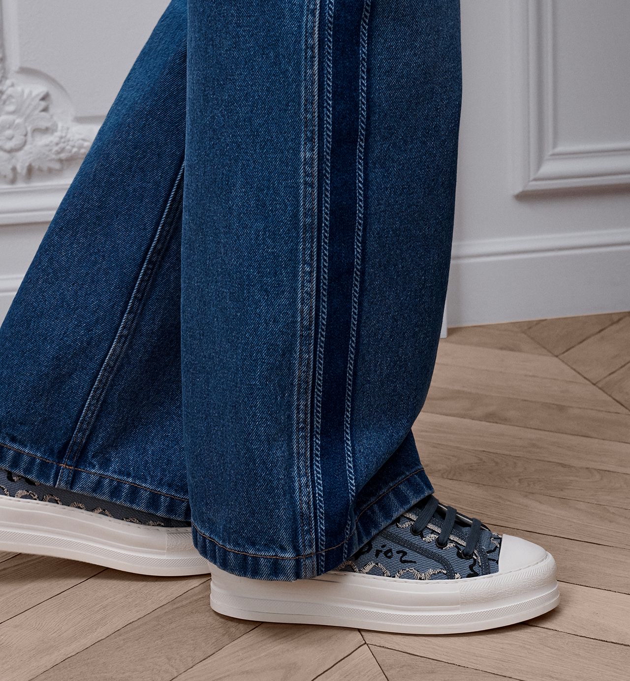限時優惠✨新款🆕訂貨📮Dior Dioriviera Walk'n'Dior Platform sneaker   Size 36.5/37/37.5/39