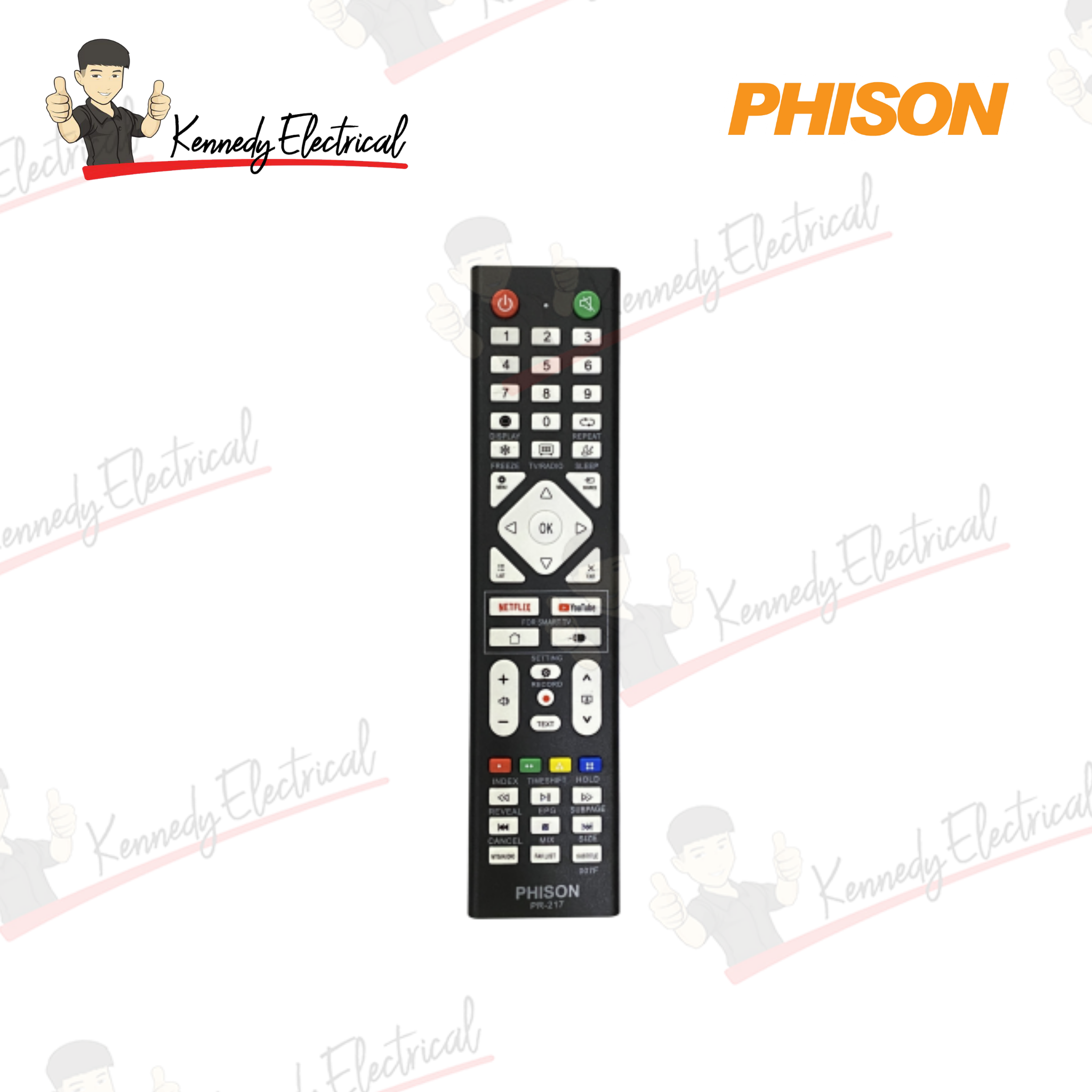 Phison TV Remote Control P-Series PR-217