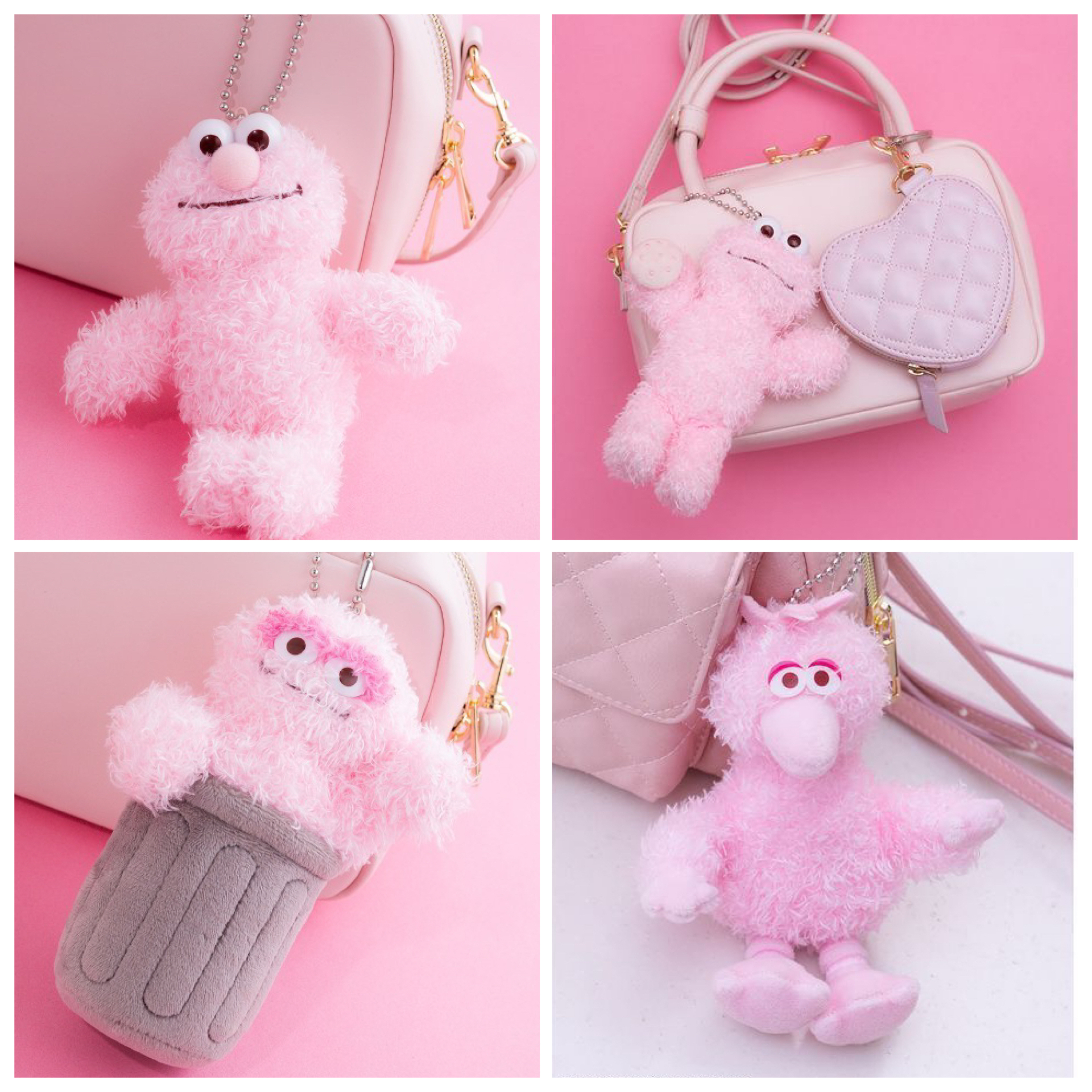 日本預訂📍日本芝麻街櫻花色公仔/吊飾 