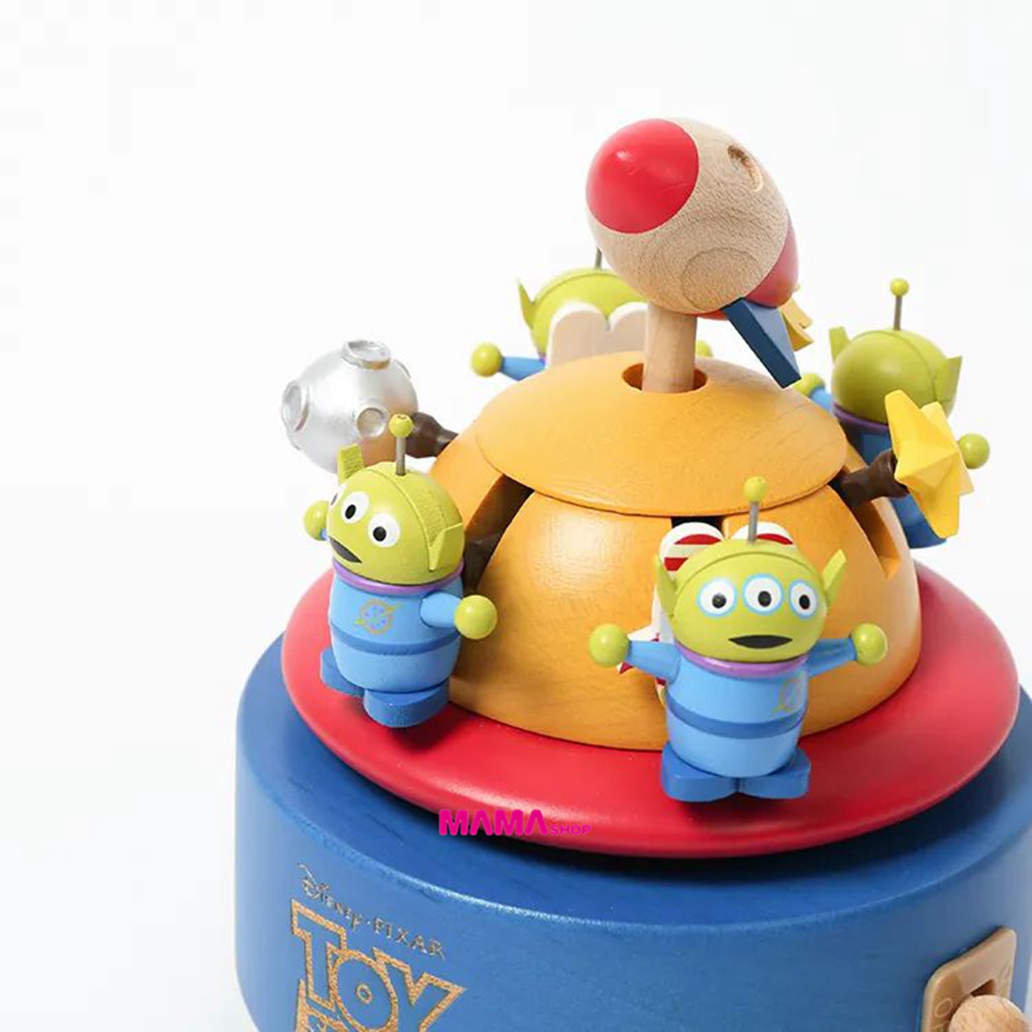 台灣直送迪士尼三眼仔雙旋上下動音樂盒