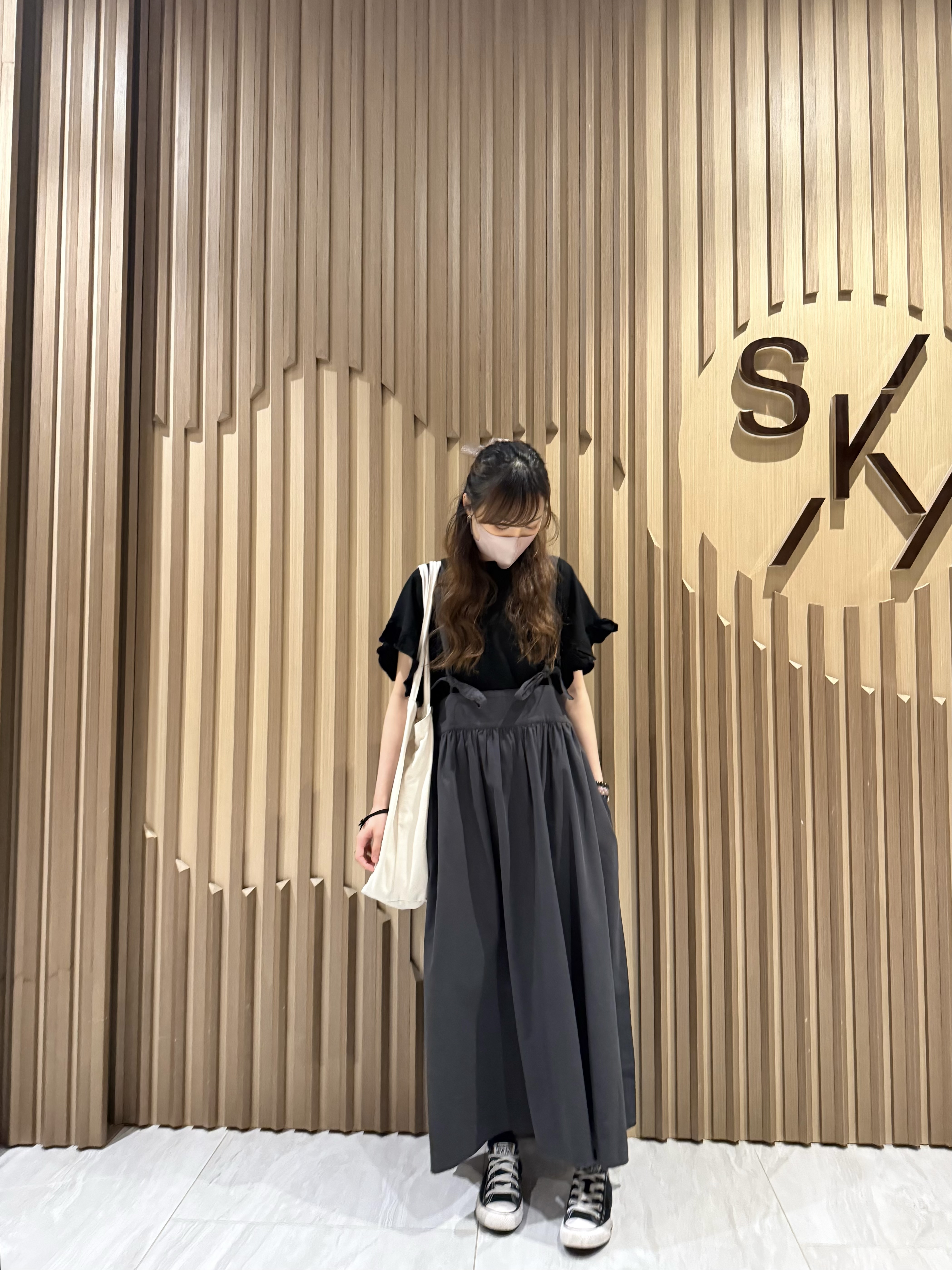 後綁結修腰吊帶𝐎𝐏𝐒（炭灰）