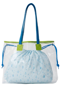 🌸 【預訂】透明Tote Bag(藍色) - Chiikawa 25/5新品