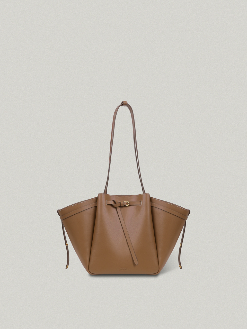 Mini Anthos Bag - Stitch (Almond/ Cocoa/ Brown)