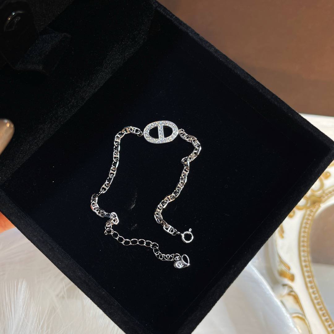 🆕轻奢字母椭圆手链 🇨🇳