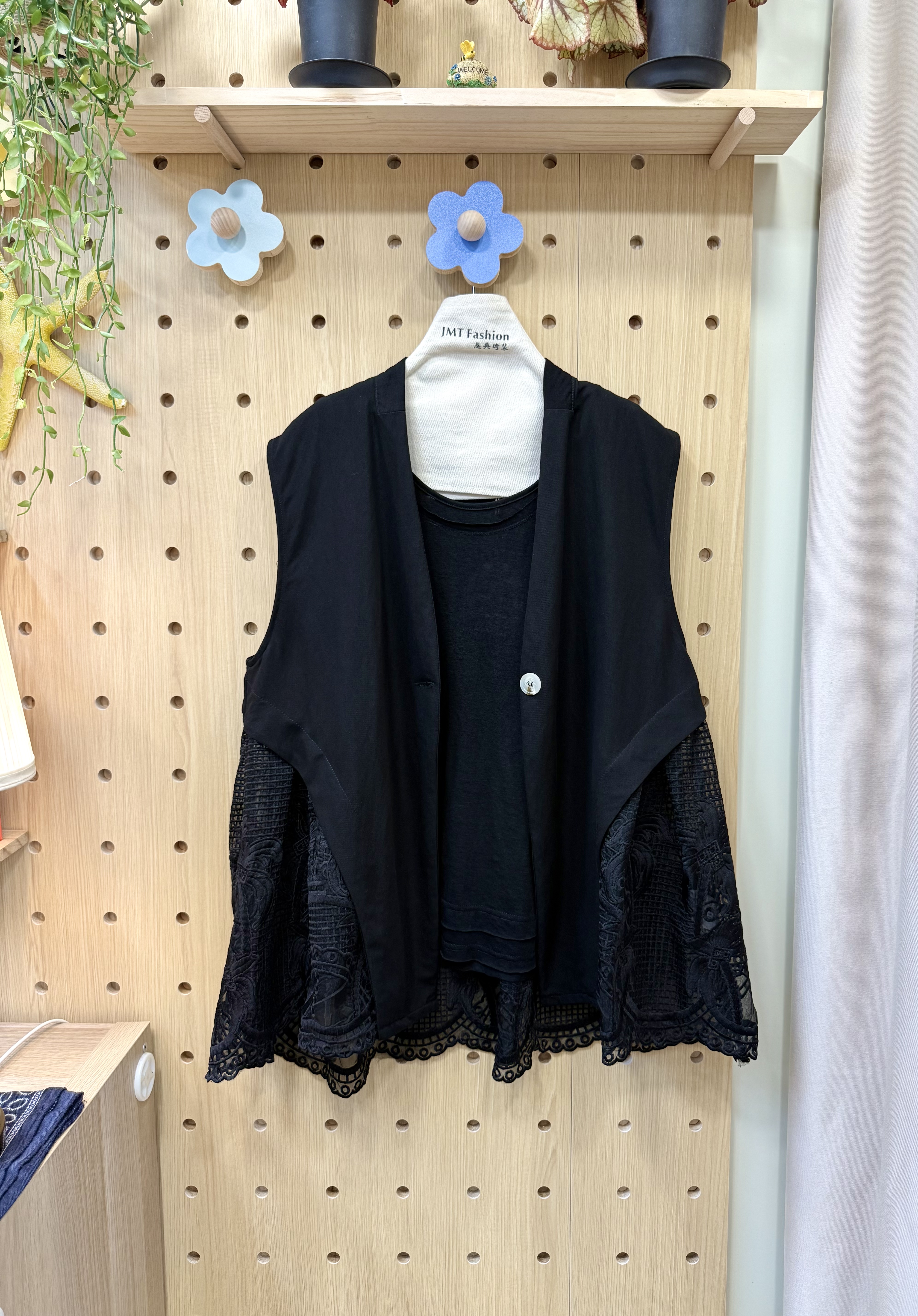 Lace刺繡背心外套 M975 841494299