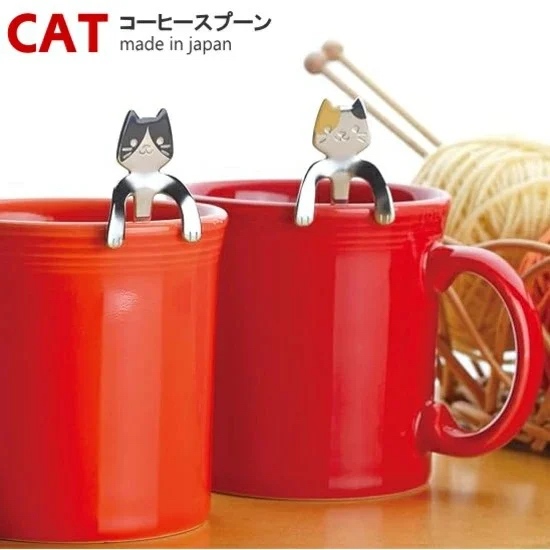 日本製貓咪咖啡匙