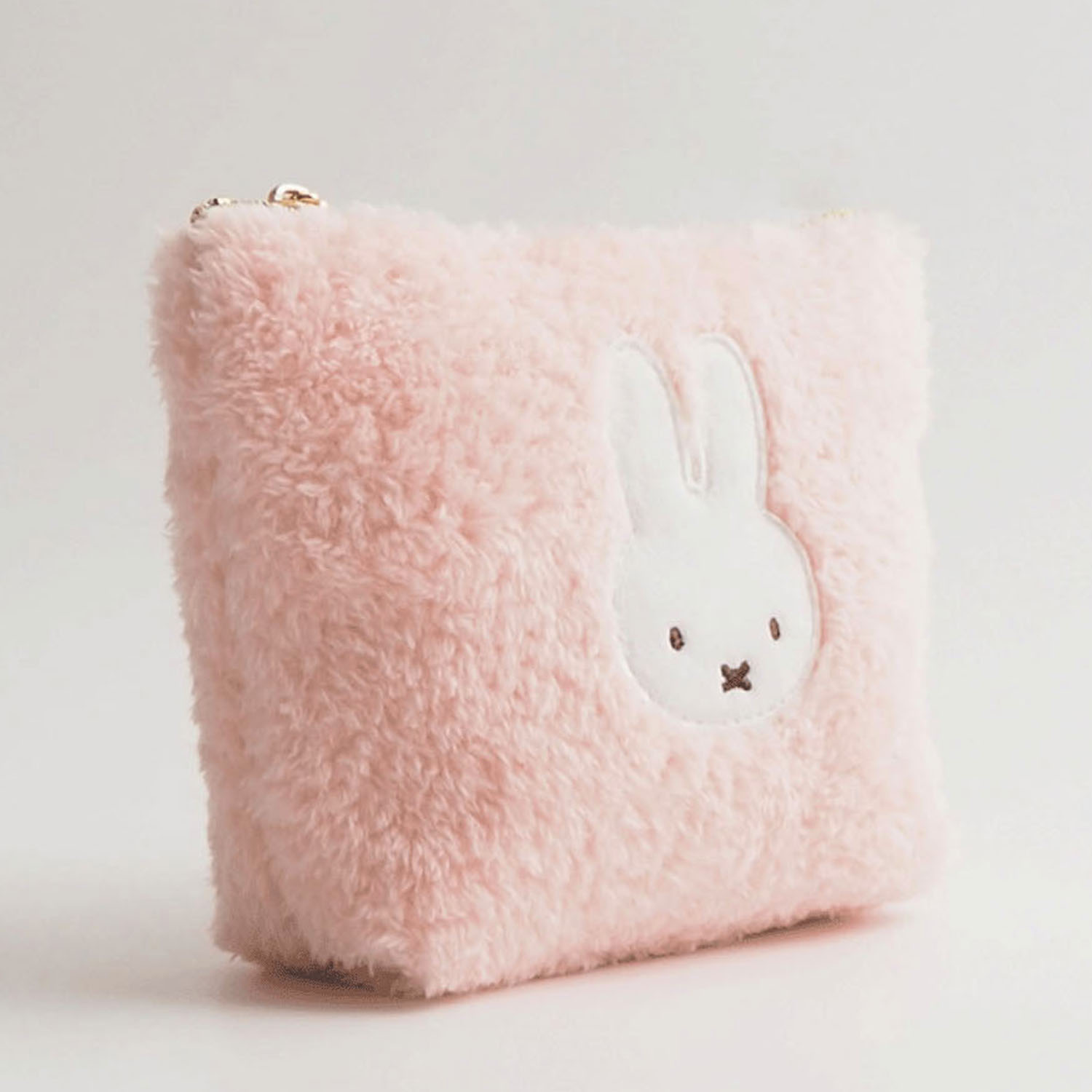 Miffy - 毛絨小物包 (粉紅色大頭款)