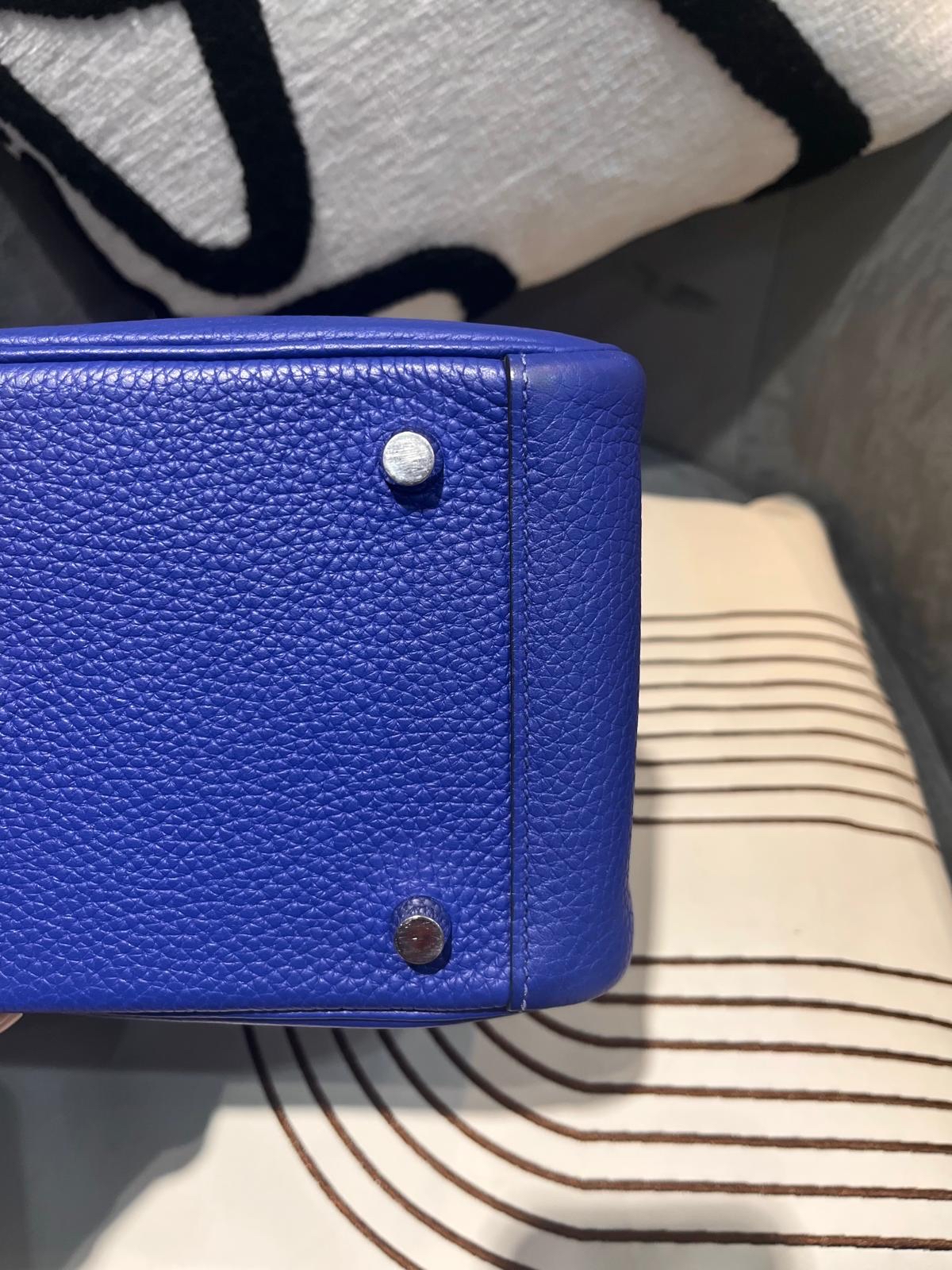 Hermes Lindy 26 Stamp A 電光藍 100%Authentic, 98%New ☑️Dust bag