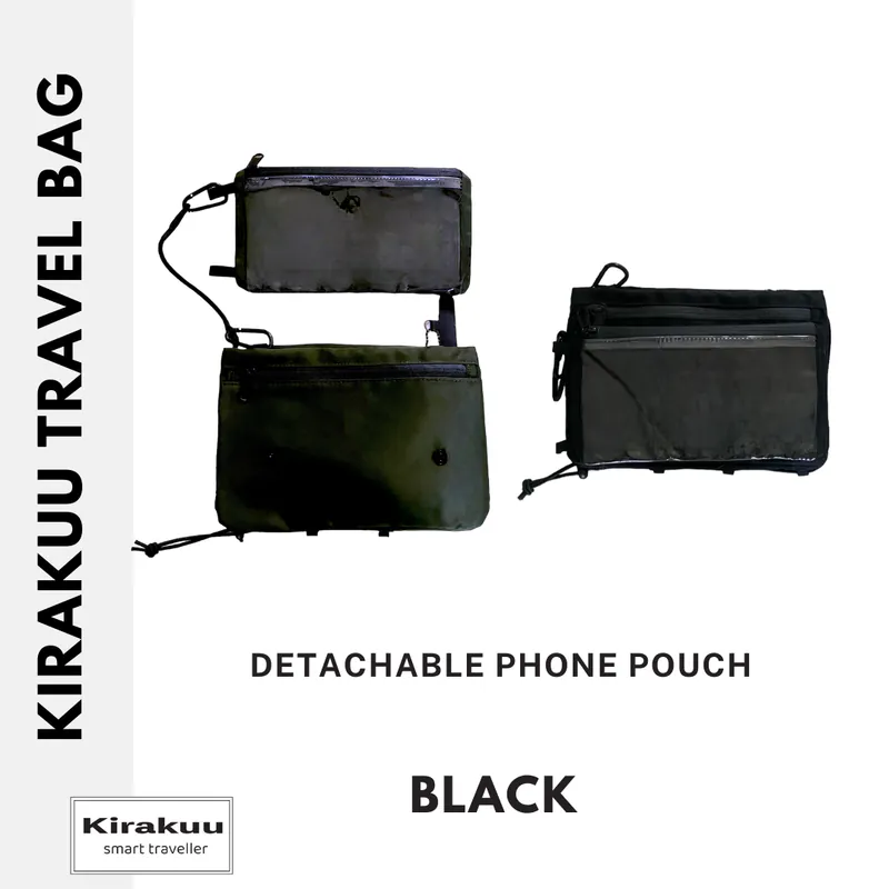 日本品牌 Kirakuu便攜旅行袋 [預購商品］截止日期為4月30號，預計發貨日期為5月中至5月尾
