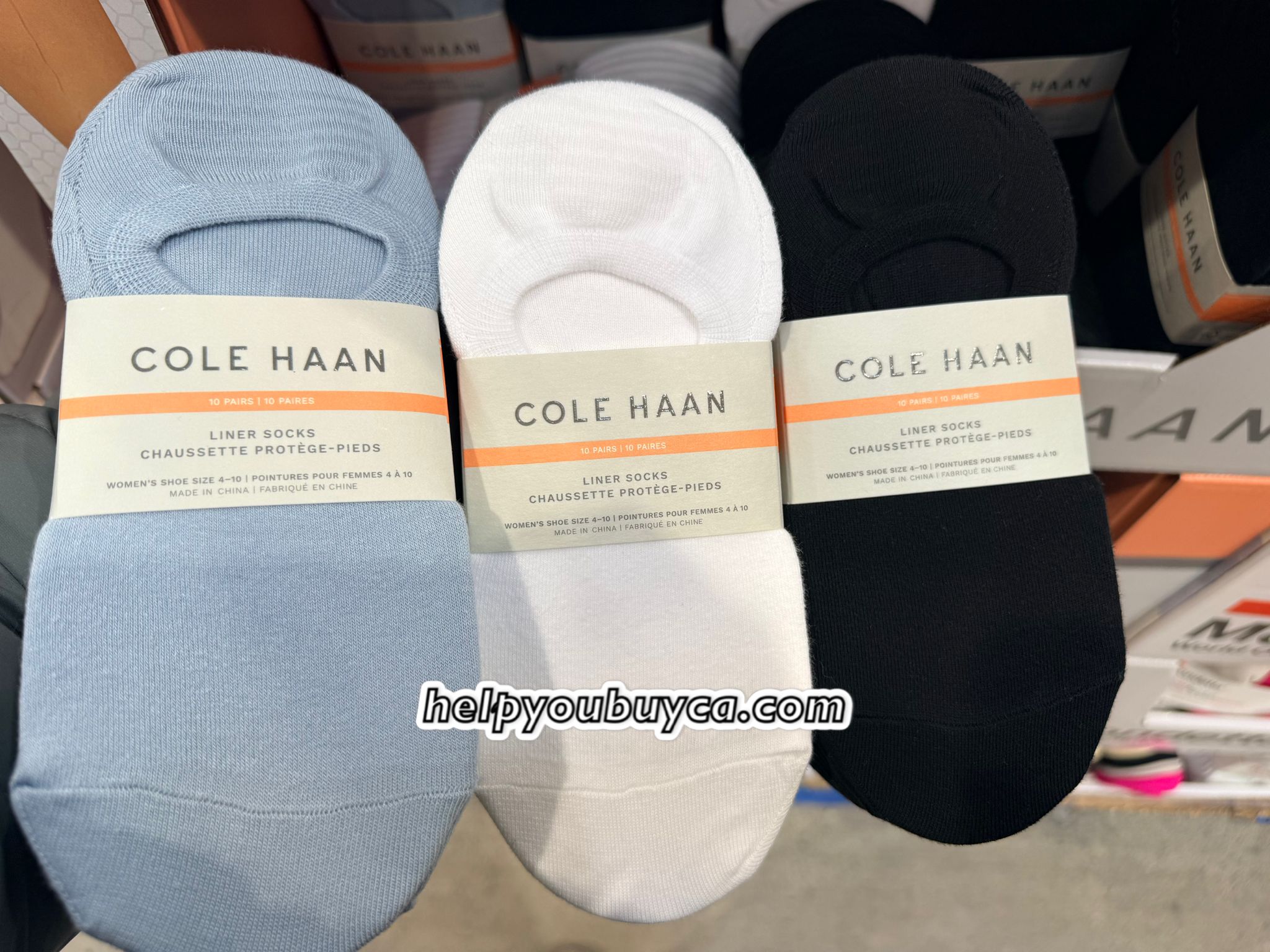 Cole Haan Women's Liner Sock 女裝著極都唔會甩嘅隱形襪 （10對裝）
