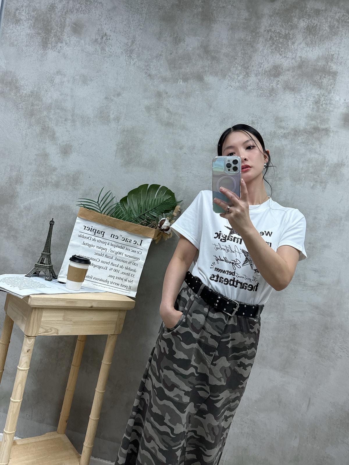 A15 復古鍋釘print Tee