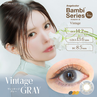 AngelColor Bambi Series - Vintage Gray (1day/10P)