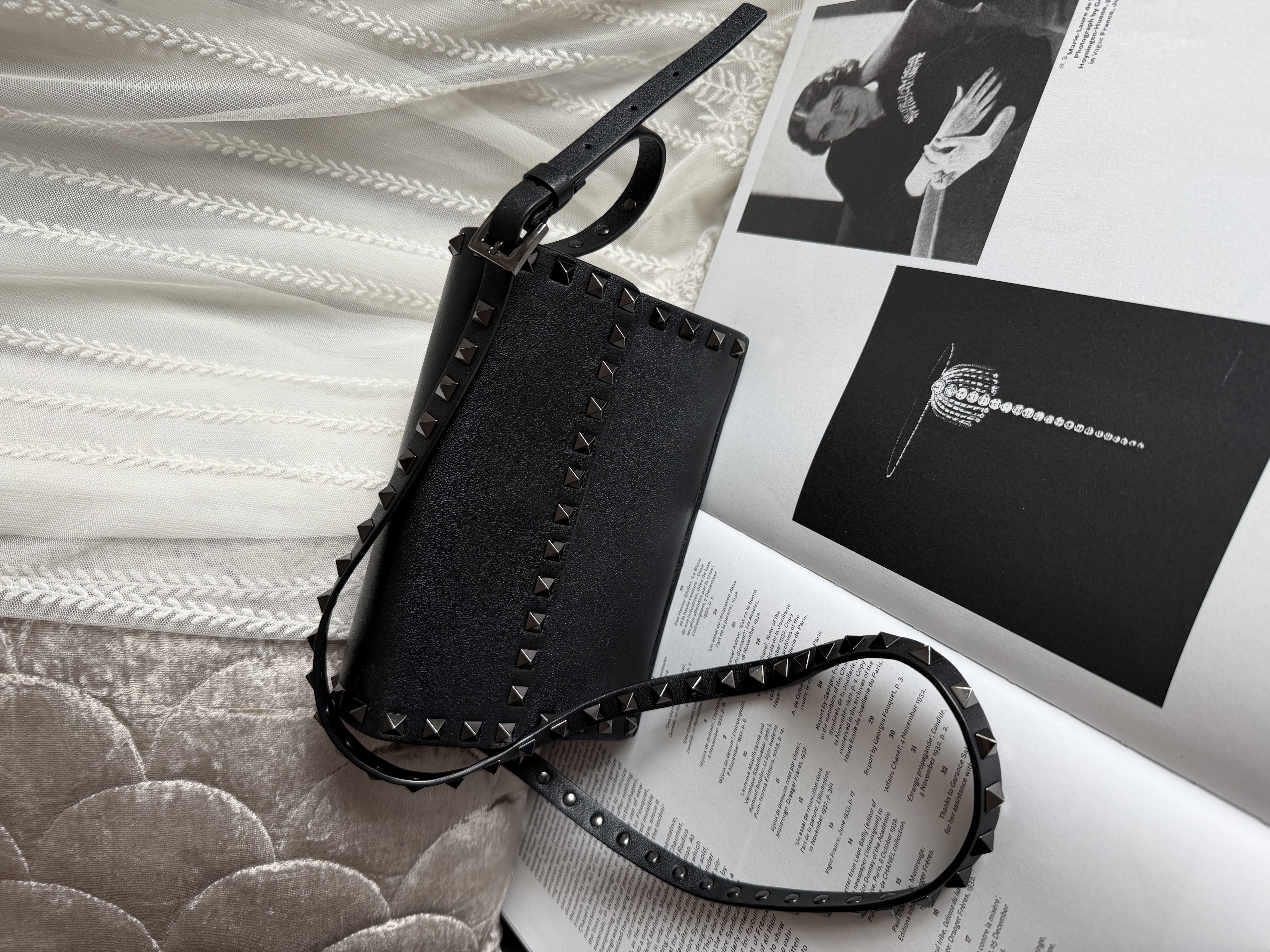 Valentino Garavani black Rockstud bag