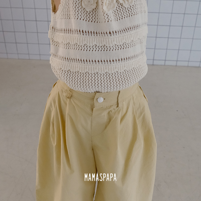 MMSPP | Knit Flower vest (M100-115)