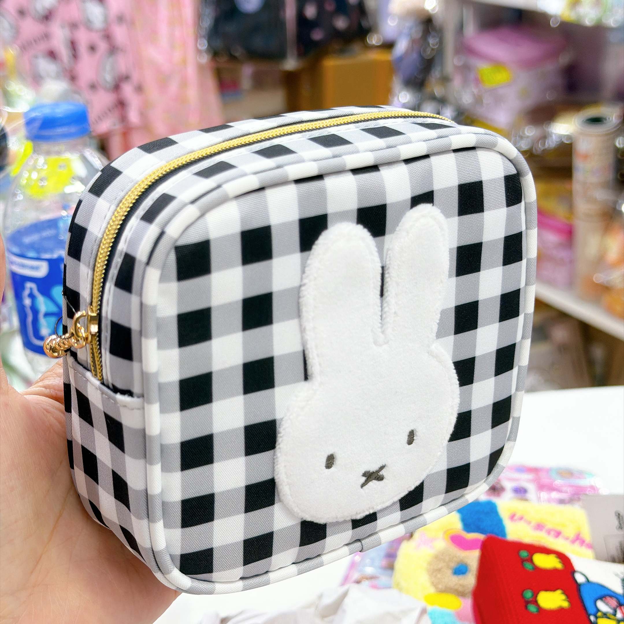 日本直送Miffy 正方形立體化妝袋