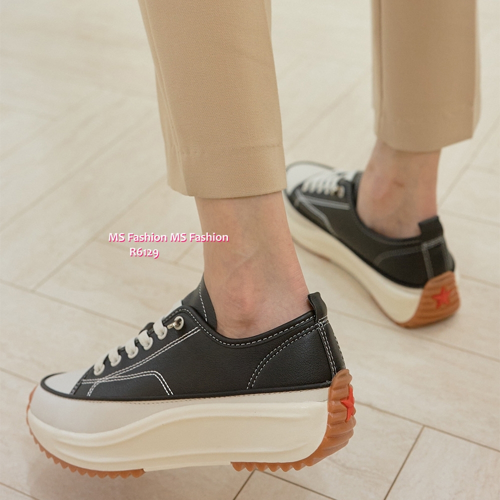 R6129 韓國🇰🇷後星星綁帶Sneakers