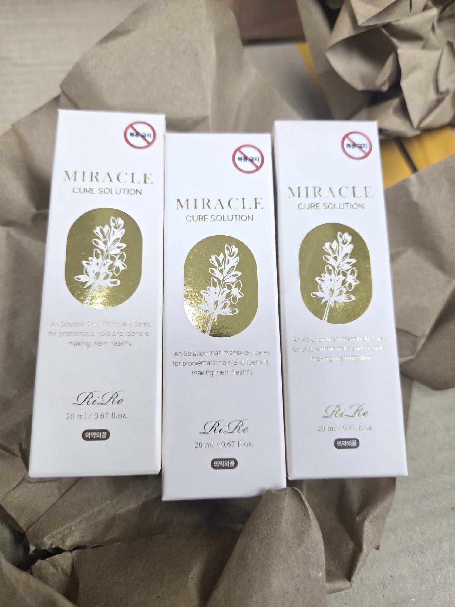 韓國🇰🇷RiRe Miracle Cure Solution奇蹟護甲液20ml (現貨品)