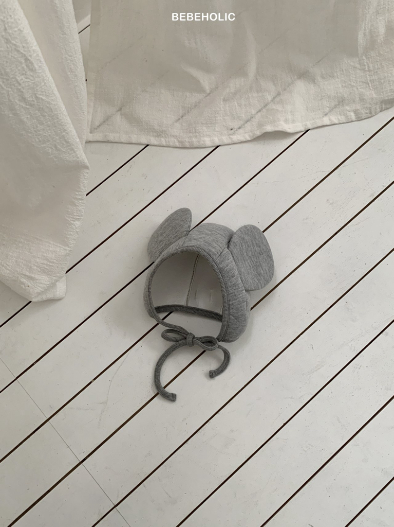 🌸預訂 韓國直送🌸🇰🇷BEBEHOLIC三色標籤立體耳朵嬰兒帽