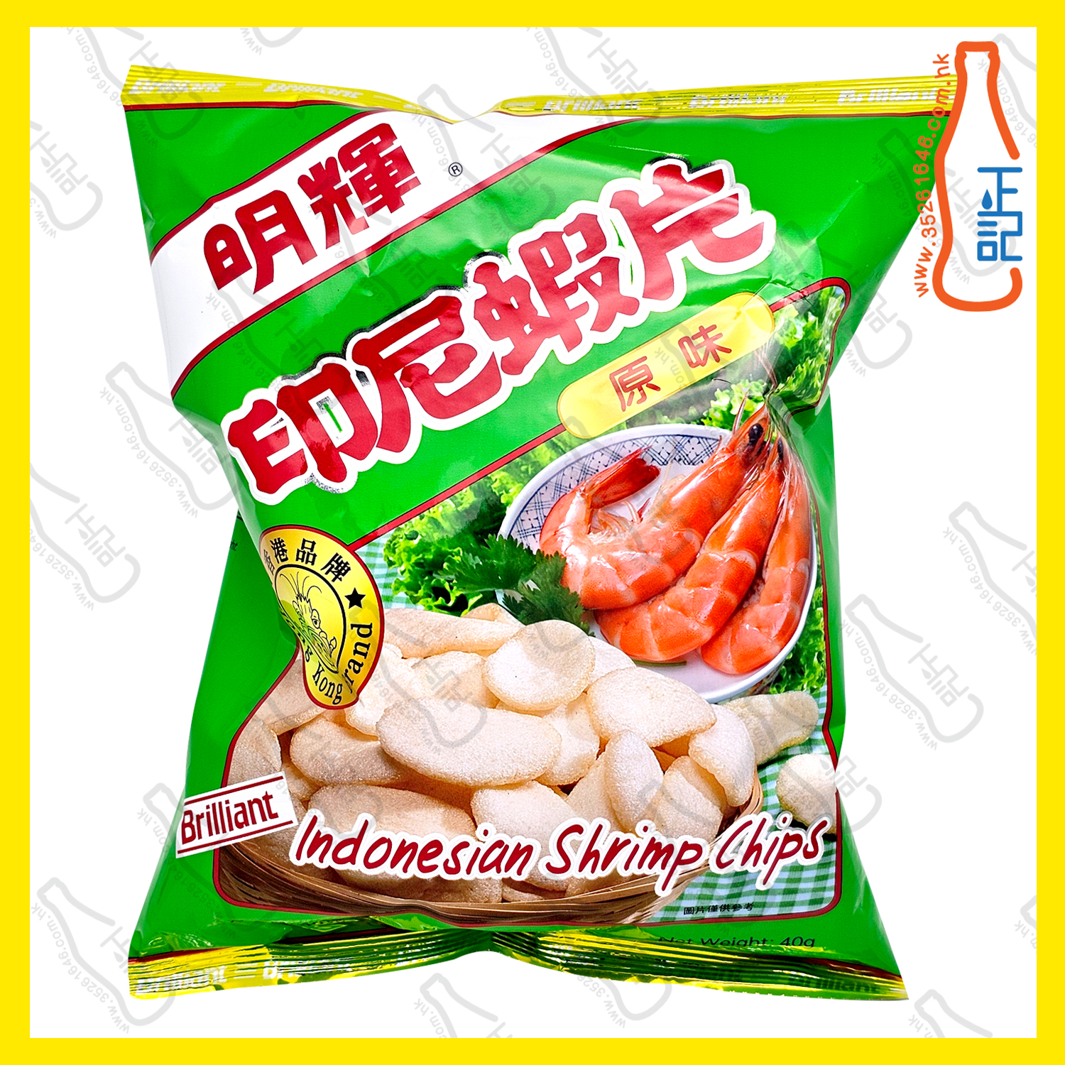 ==明輝 - 印尼蝦片40G x【2包】/份