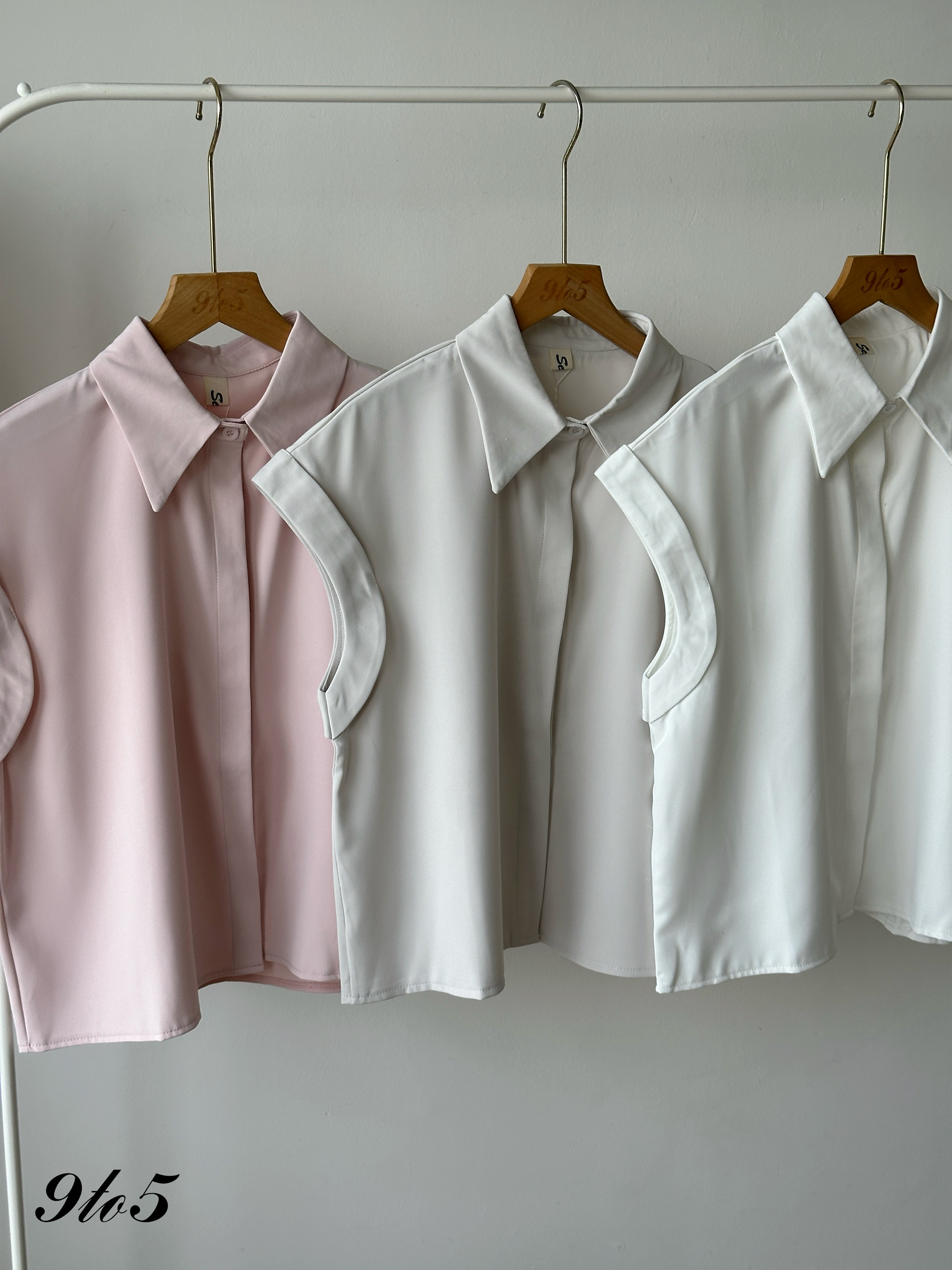 T4396 Cape Sleeve Shirt - 5 Colors 