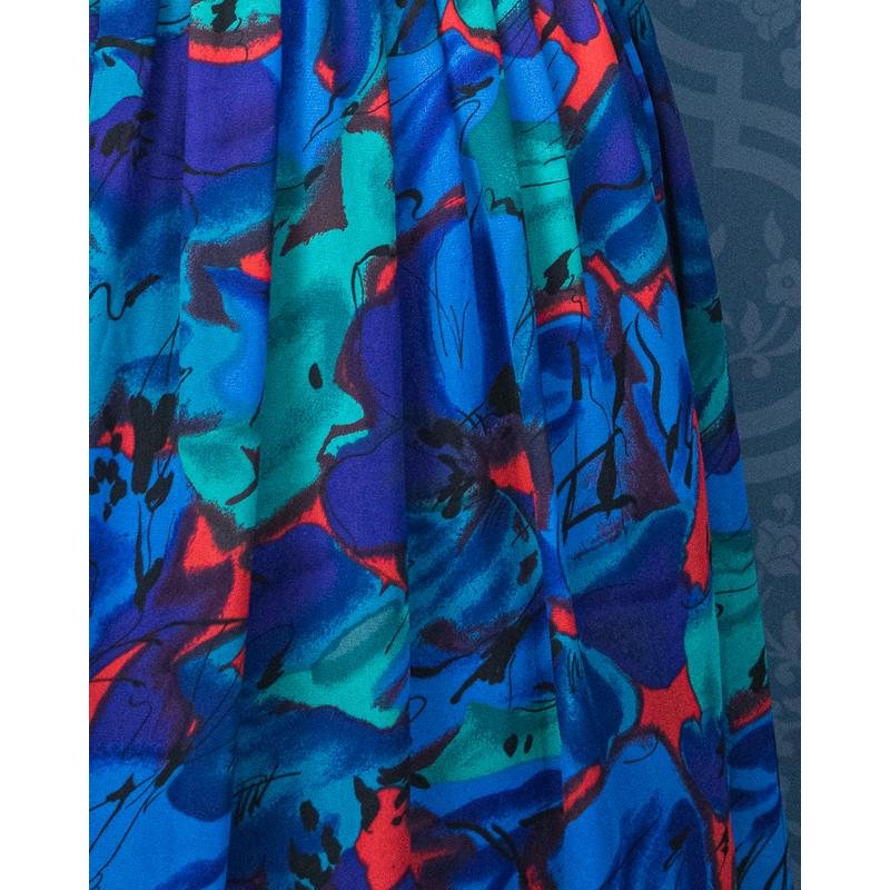 Algo Ettes Made in 1980s Garden Party Dress (MU104-20)