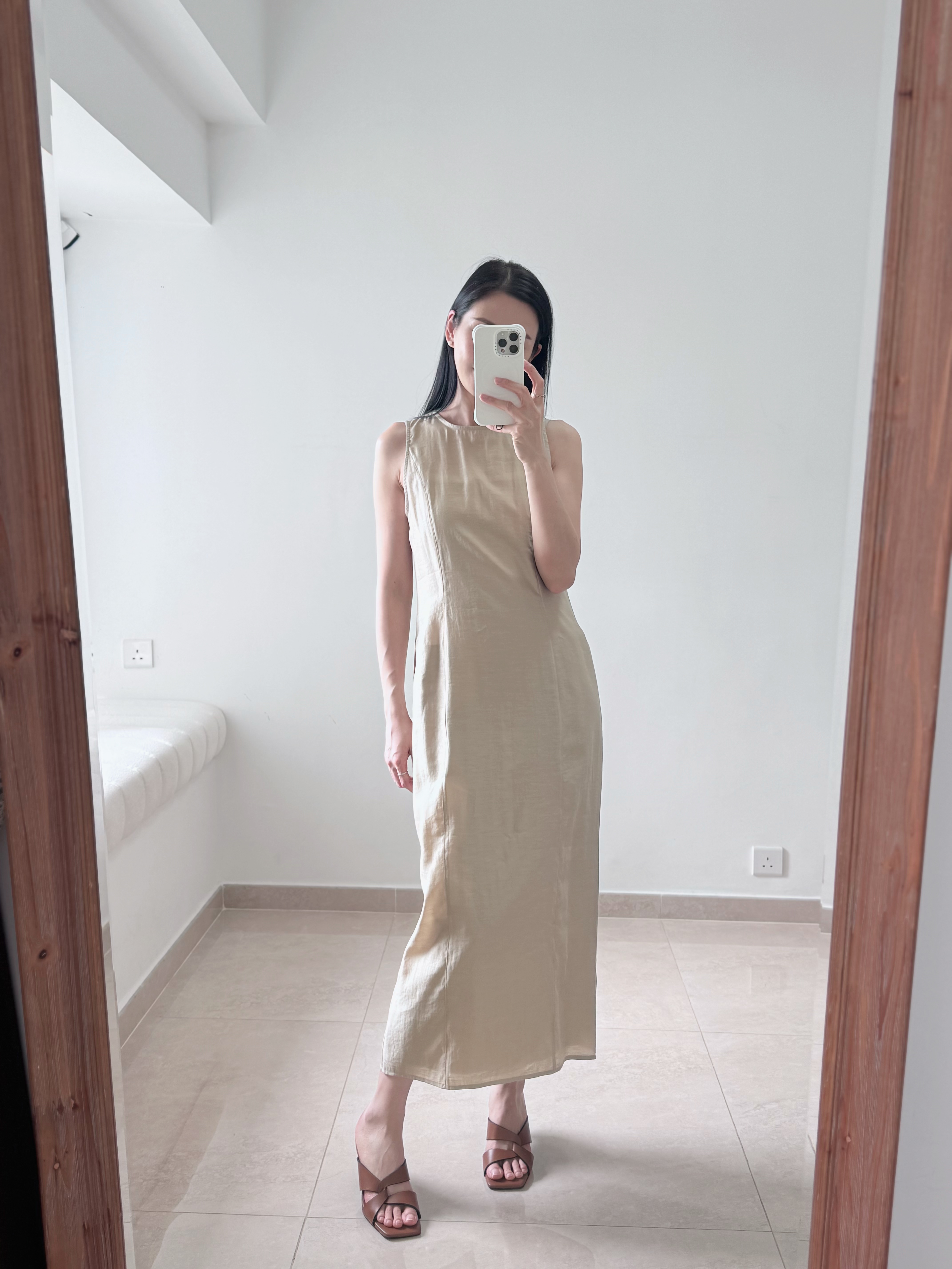 Elegant one piece long dress (with inner dress)