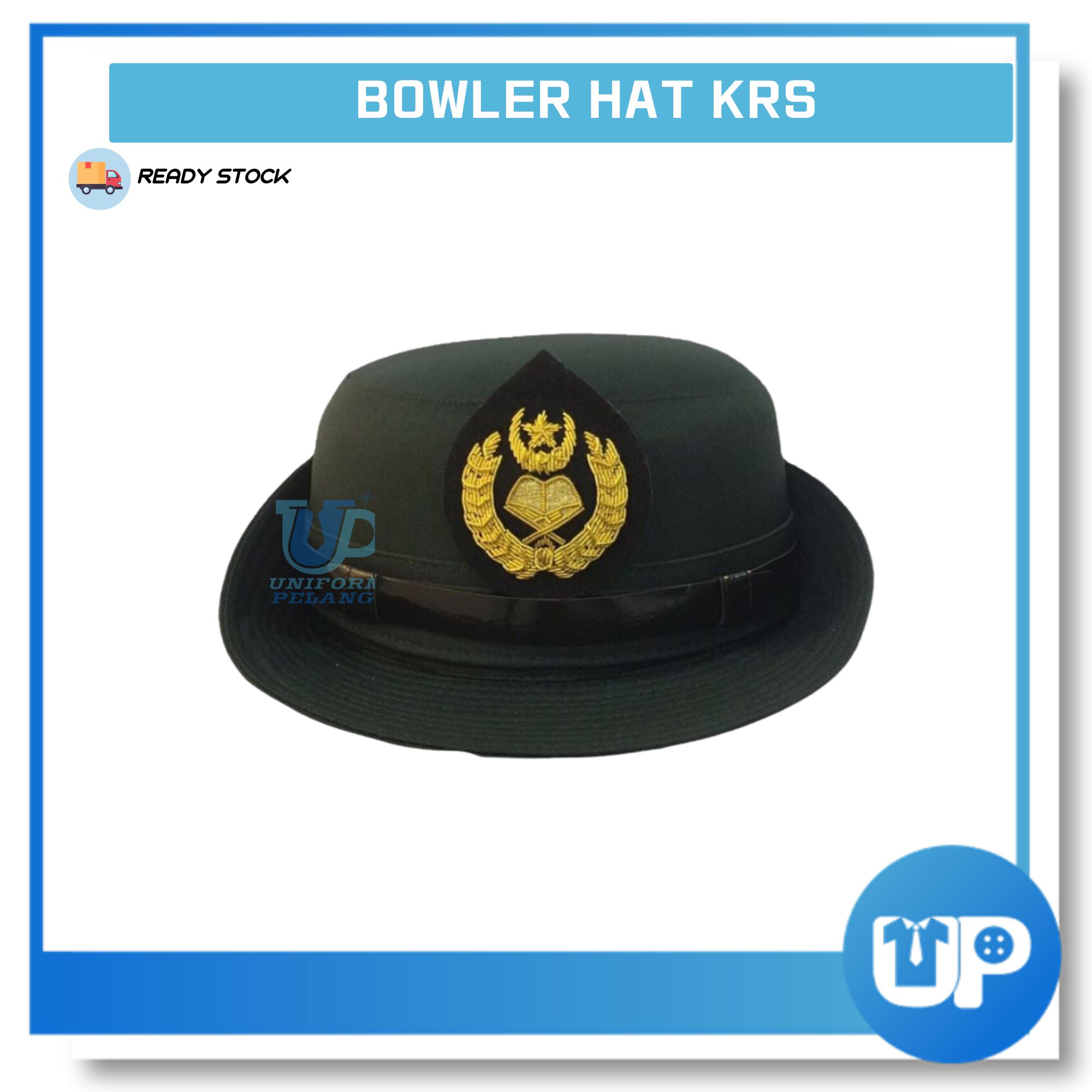 Bowler Hat KRS NO.2 Topi Guru Sekolah KRS Female Perempuan Pemimpin Guru Besar Pengetua