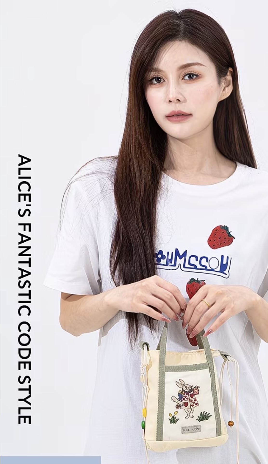 Alice In Wonderland Small Crossbody Bag