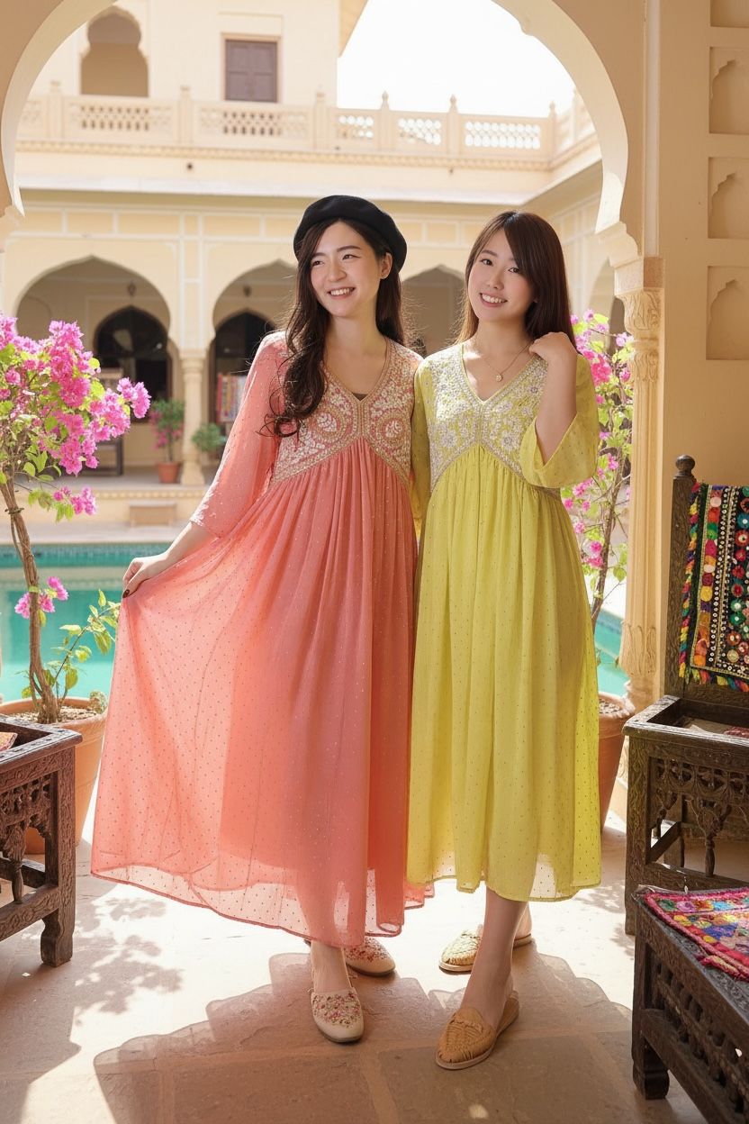 Pink x white Gold  Emb. OP #006