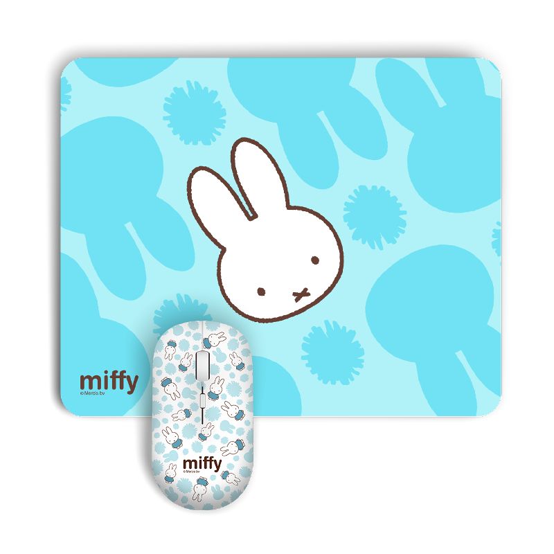 Miffy MIF31 2.4G無線鼠標+鼠標墊 套裝 | 舒適辦公 | 2.4G無線連接技術 | 便攜式滑鼠套裝