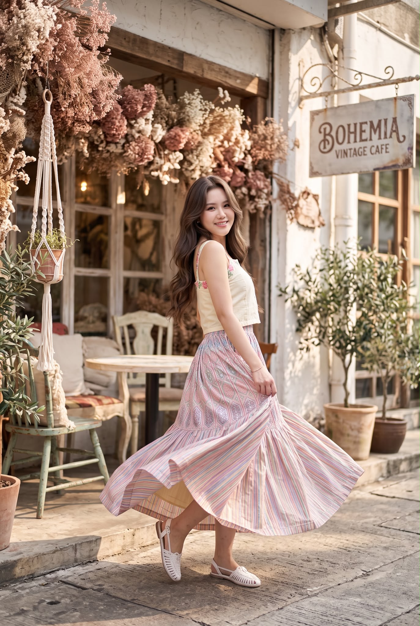 3096 Pastel Rainbow Unicorn Skirt