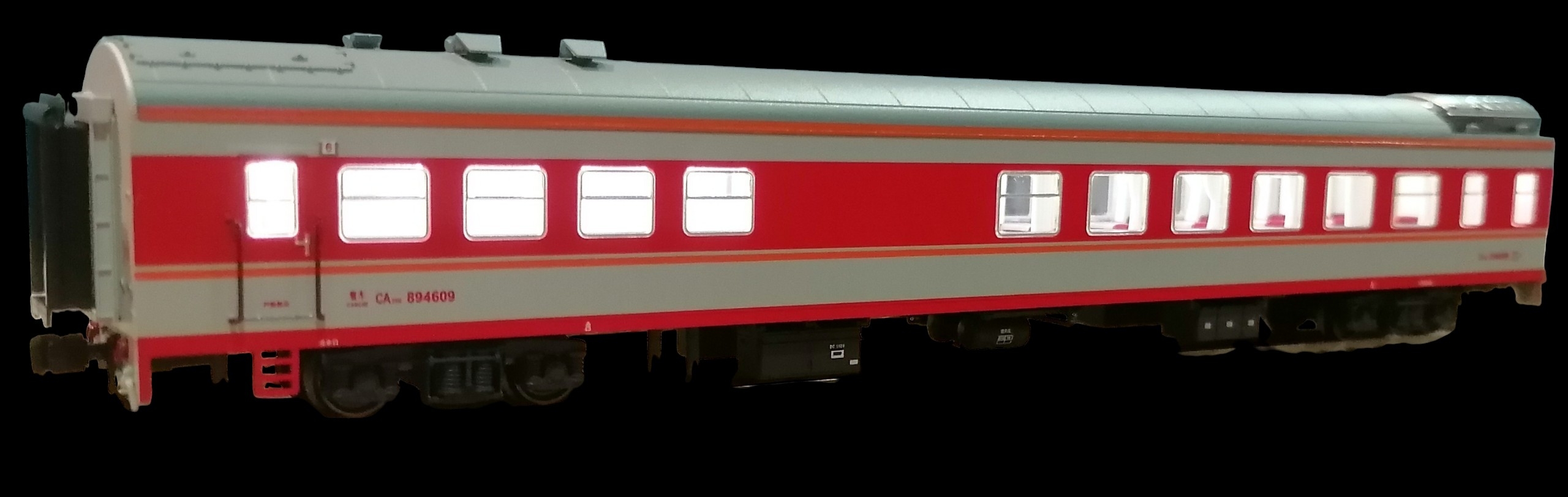 長鳴N比例 （1：160）出品京局京段幹線列車K105/106 北京西－深圳 全編18節