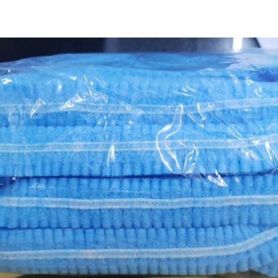 24" & 21" long Double Elastic String Disposable Hair net / Mop Cap / hair cap non-woven 100pcs per packet