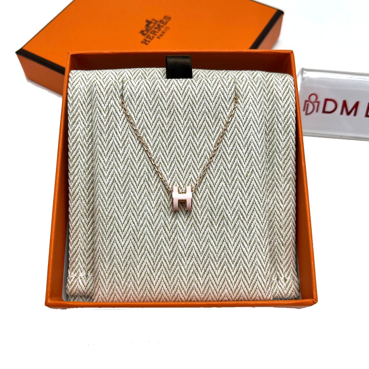 Hermes Mini Pop H Rose Dragee RGHW