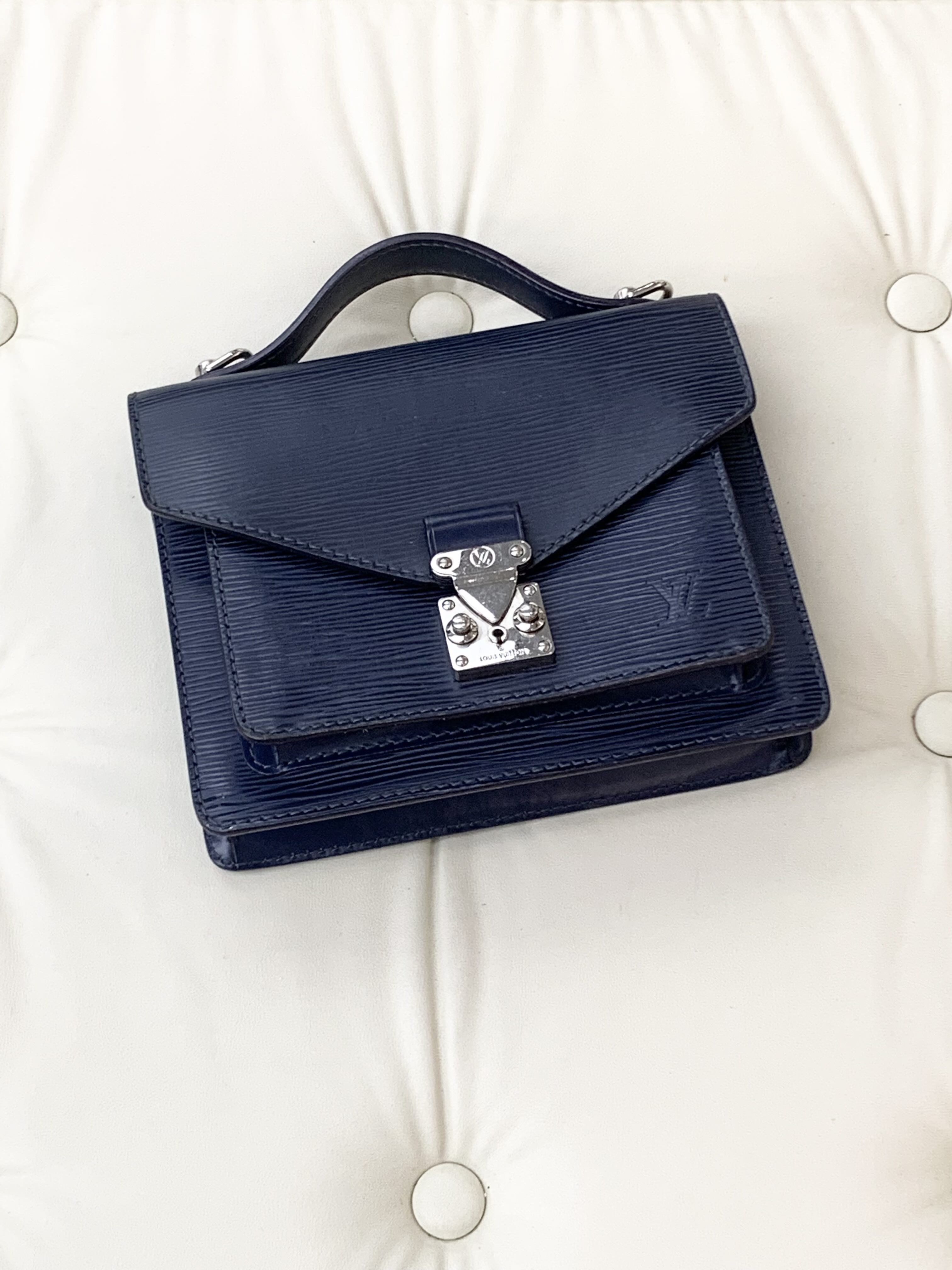 【預訂貨品】Lv vintage深海藍水波紋公文包