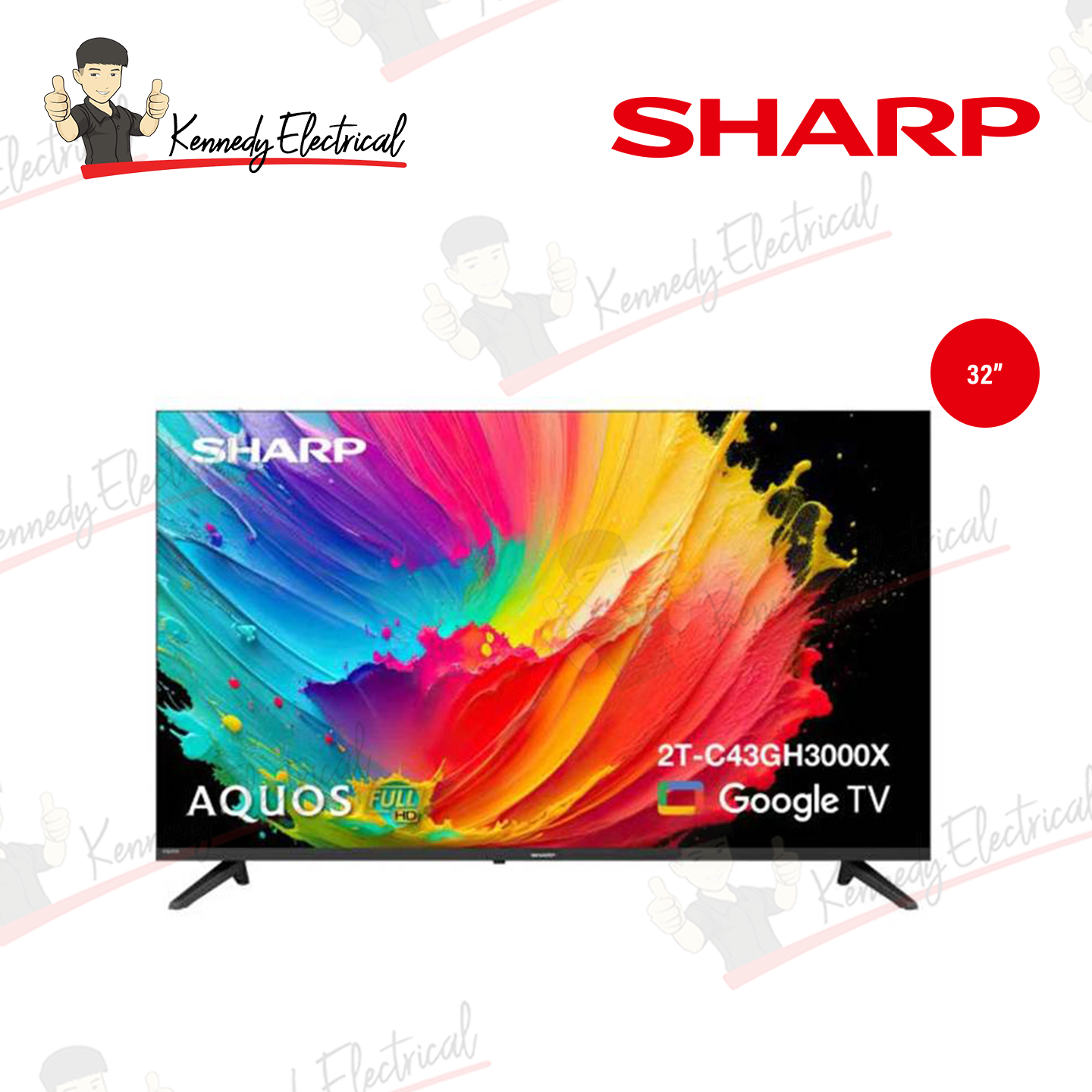 Sharp 32" HD Ready Google TV (2TC32GH3000X)