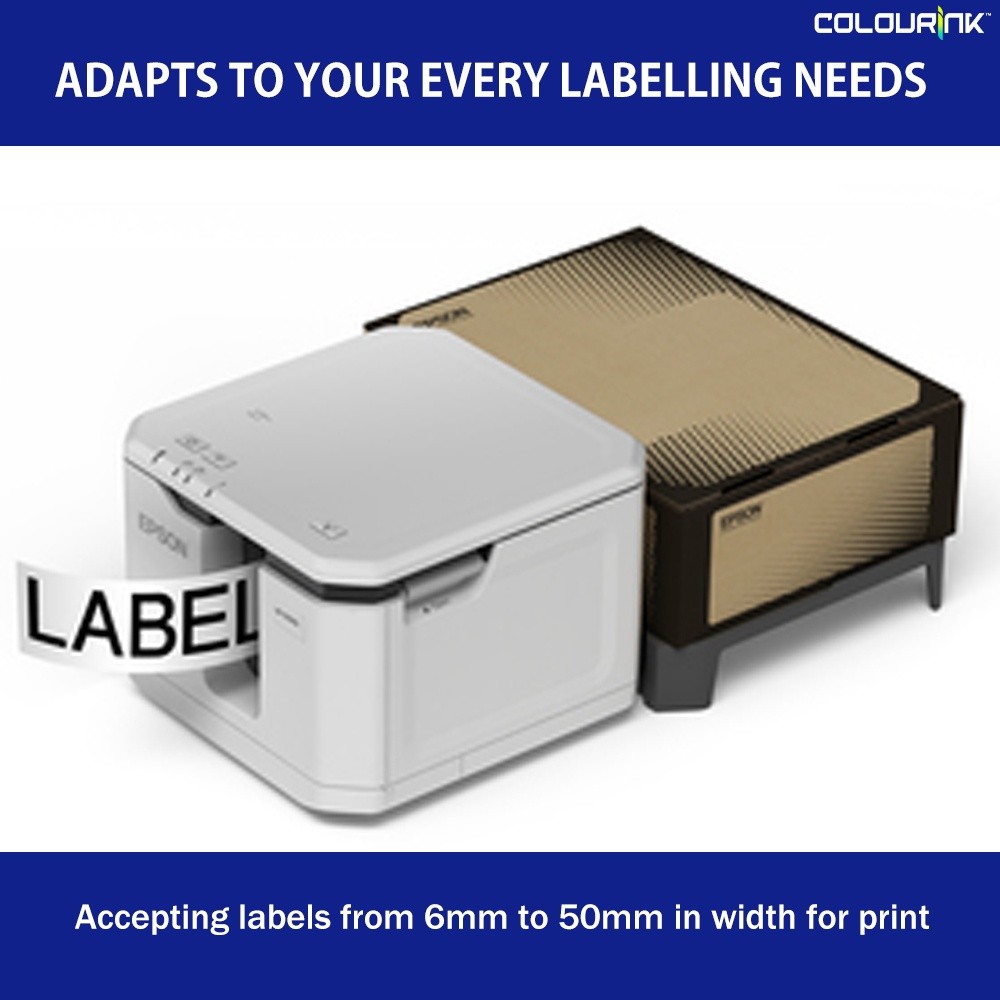 Epson LabelWorks LW-Z5000WA up to 50mm Bulk Roll Industrial Label Sticker Serial No LW-1000P P900w P950NW PT-H110 D210
