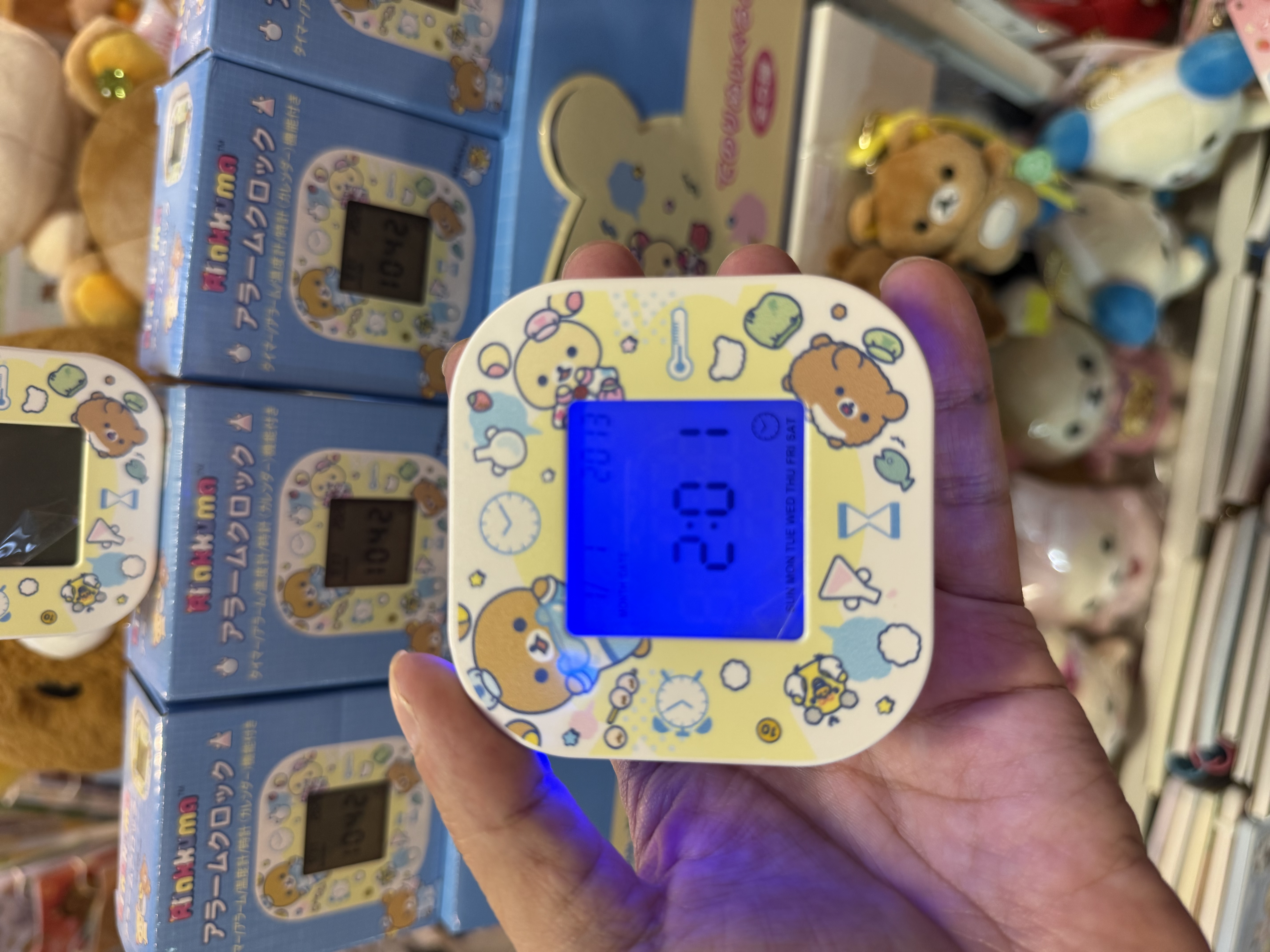 《現貨》全新rilakkuma 實驗室系列鬧鐘 使用3粒AAA電芯（另外配）