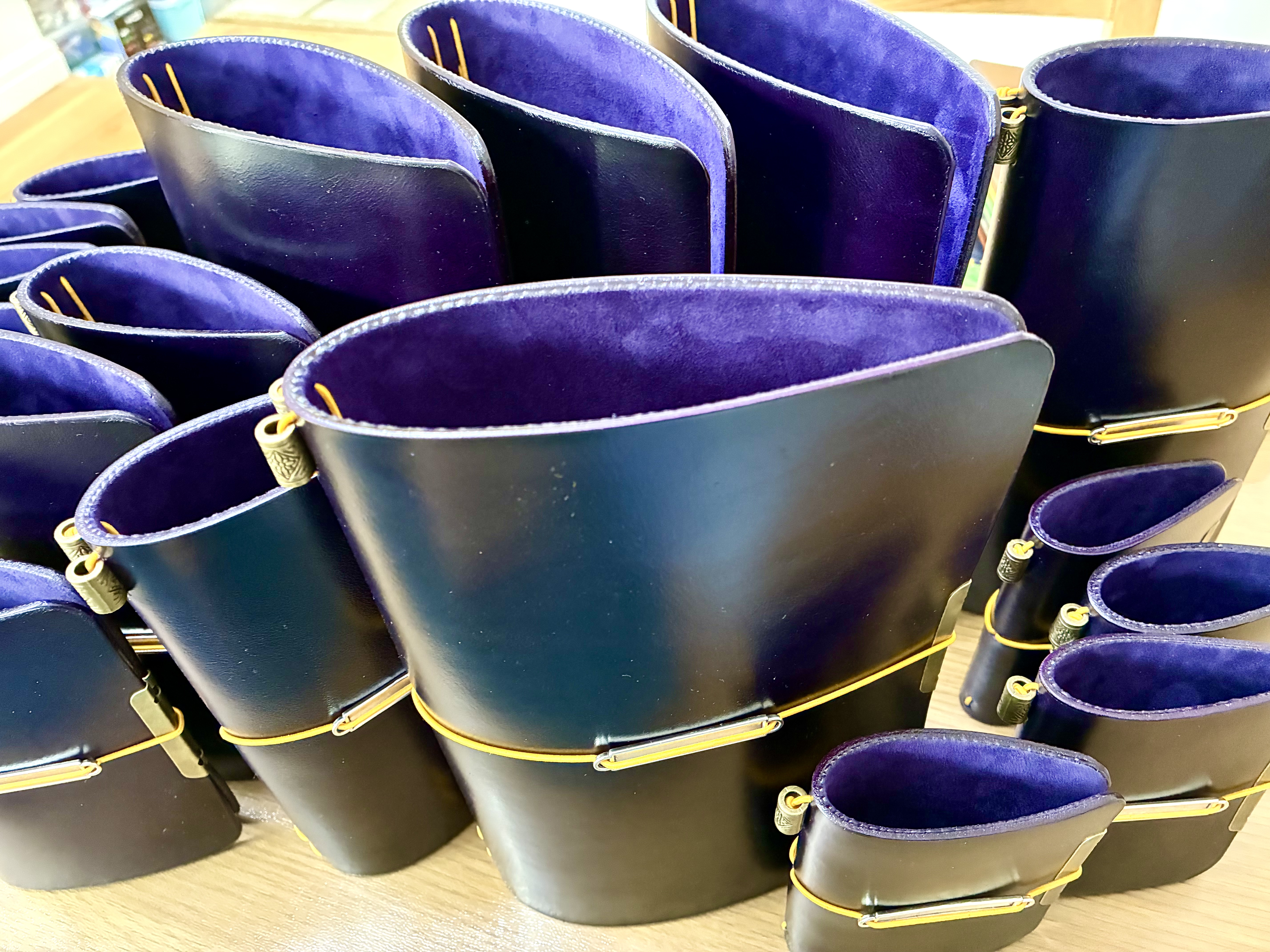 Kayztyle Collection 2026-23WD．11 of Hidden Violet | Double-sided 2-fold Leather Journals