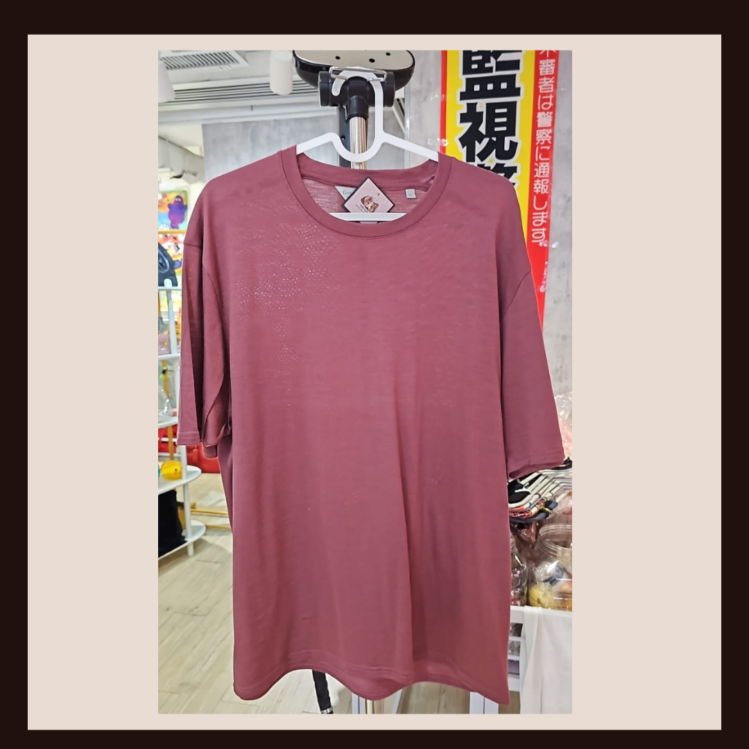 🇯🇵 日系極簡美學：graniph 經典水洗紅純棉短袖 T-shirt