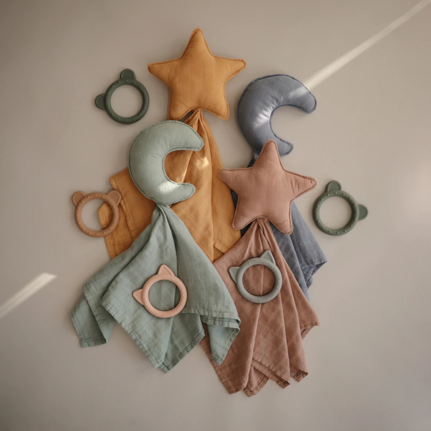 Lovey Blanket - Fall Yellow Star