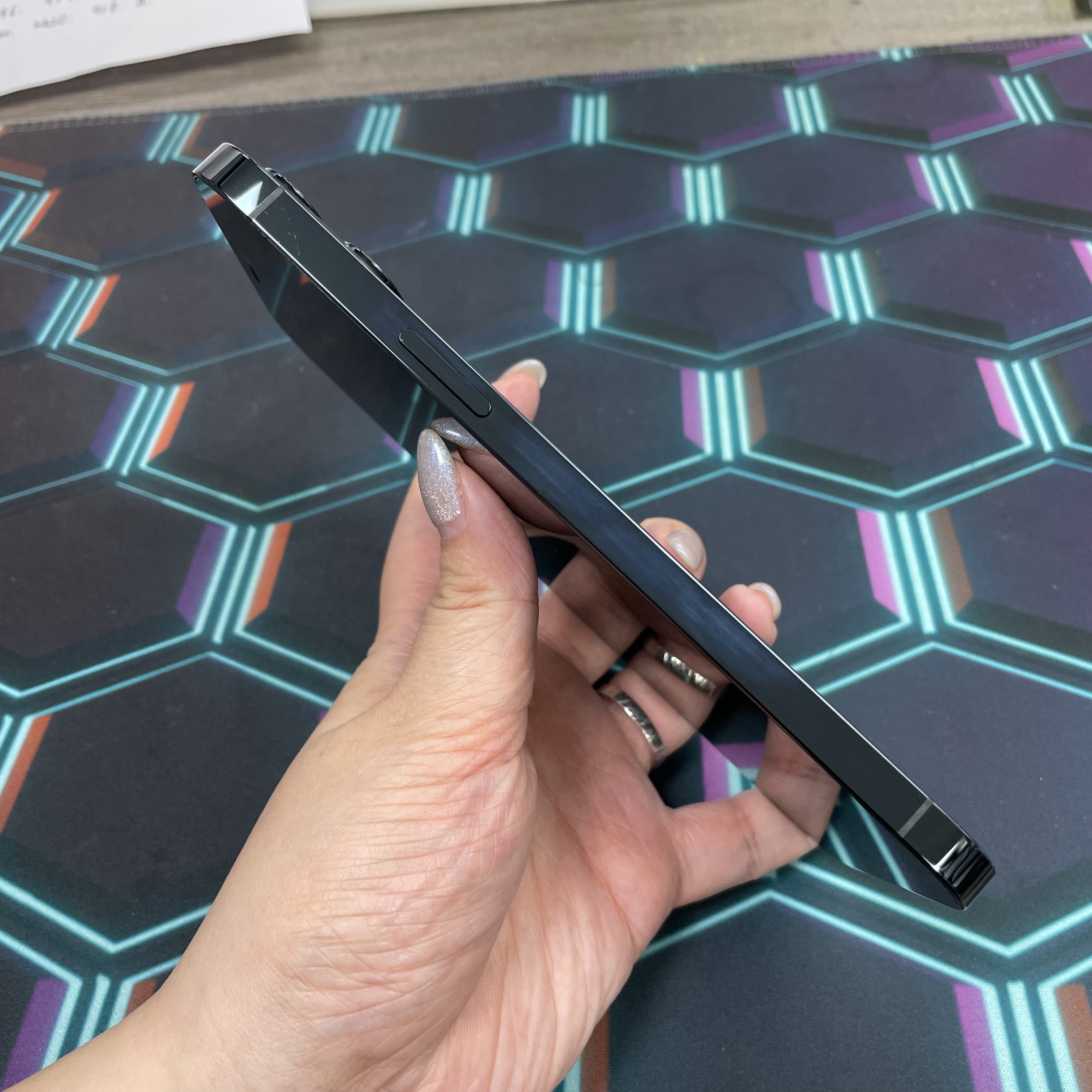 *6927 12 Pro max 超靚機 128GB 電75 藍色 blue