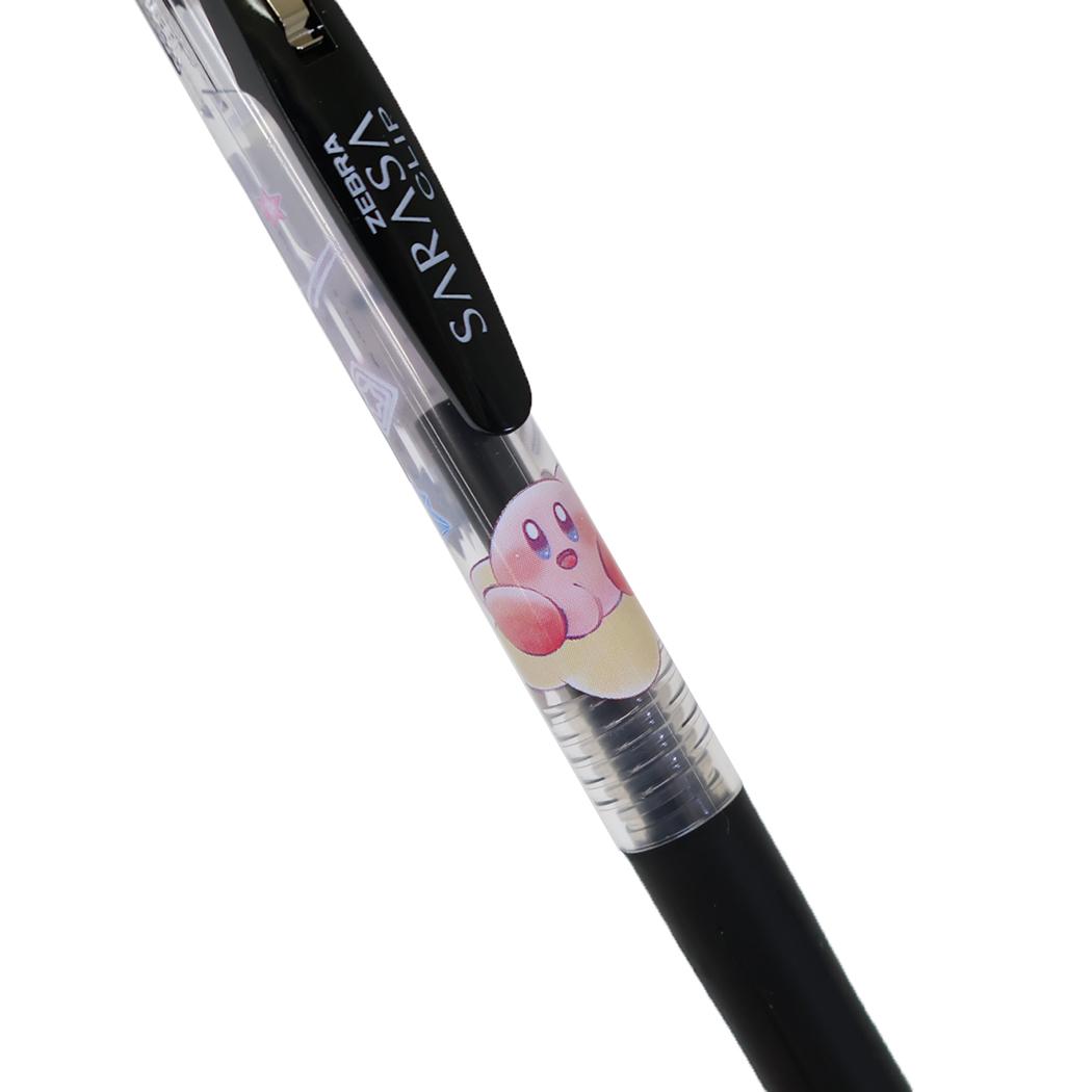 現貨｜Kirby 星之卡比 日本製 Zebra SARASA CLIP 0.5mm 黑色 啫喱筆 (307392)