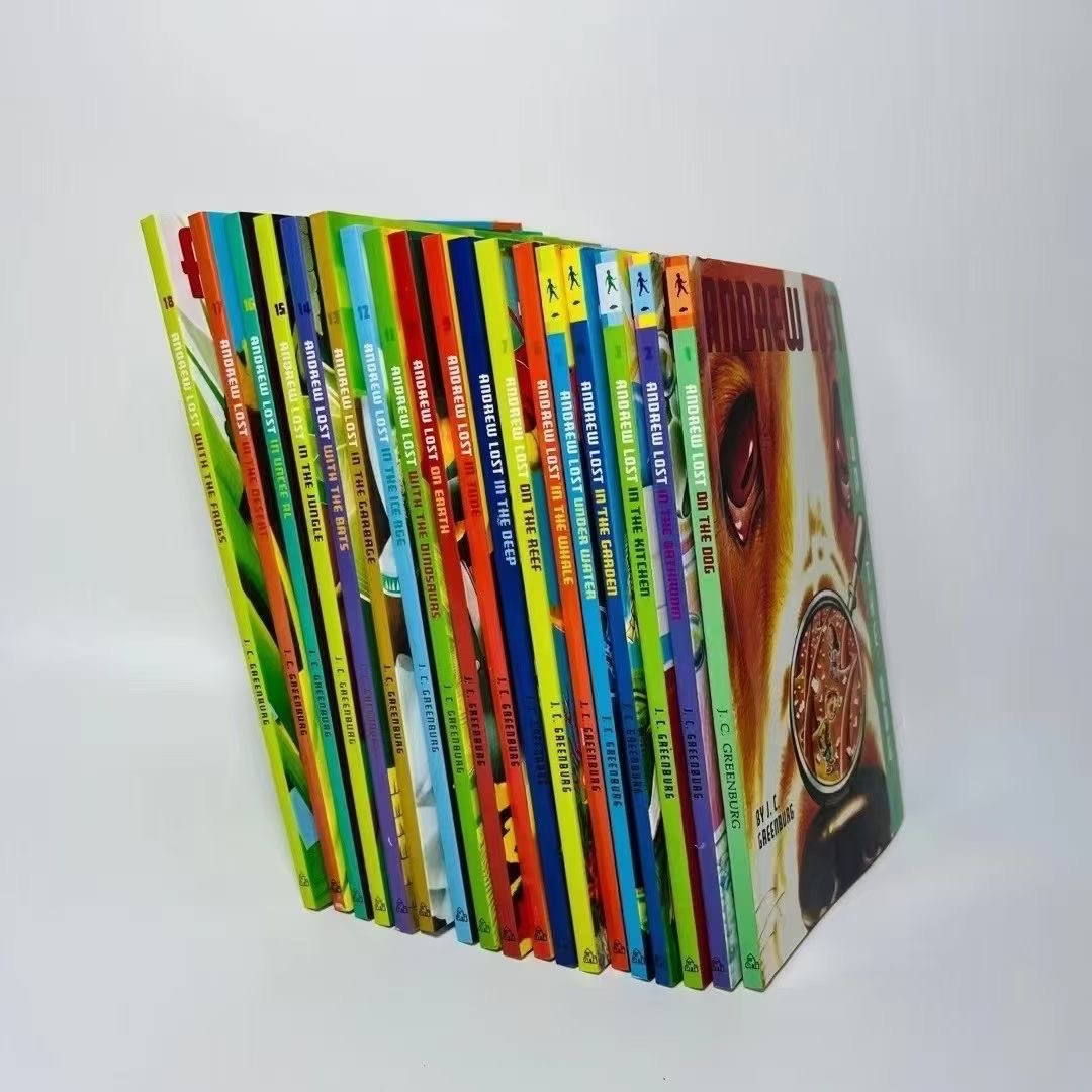 美國小學推薦Andrew Lost 微觀世界18冊英文青少年科學科普小百科送音頻全套