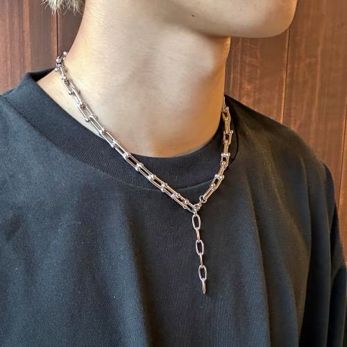 Mollive STAINLESS STEEL LINK NECKLACE Pre Order~