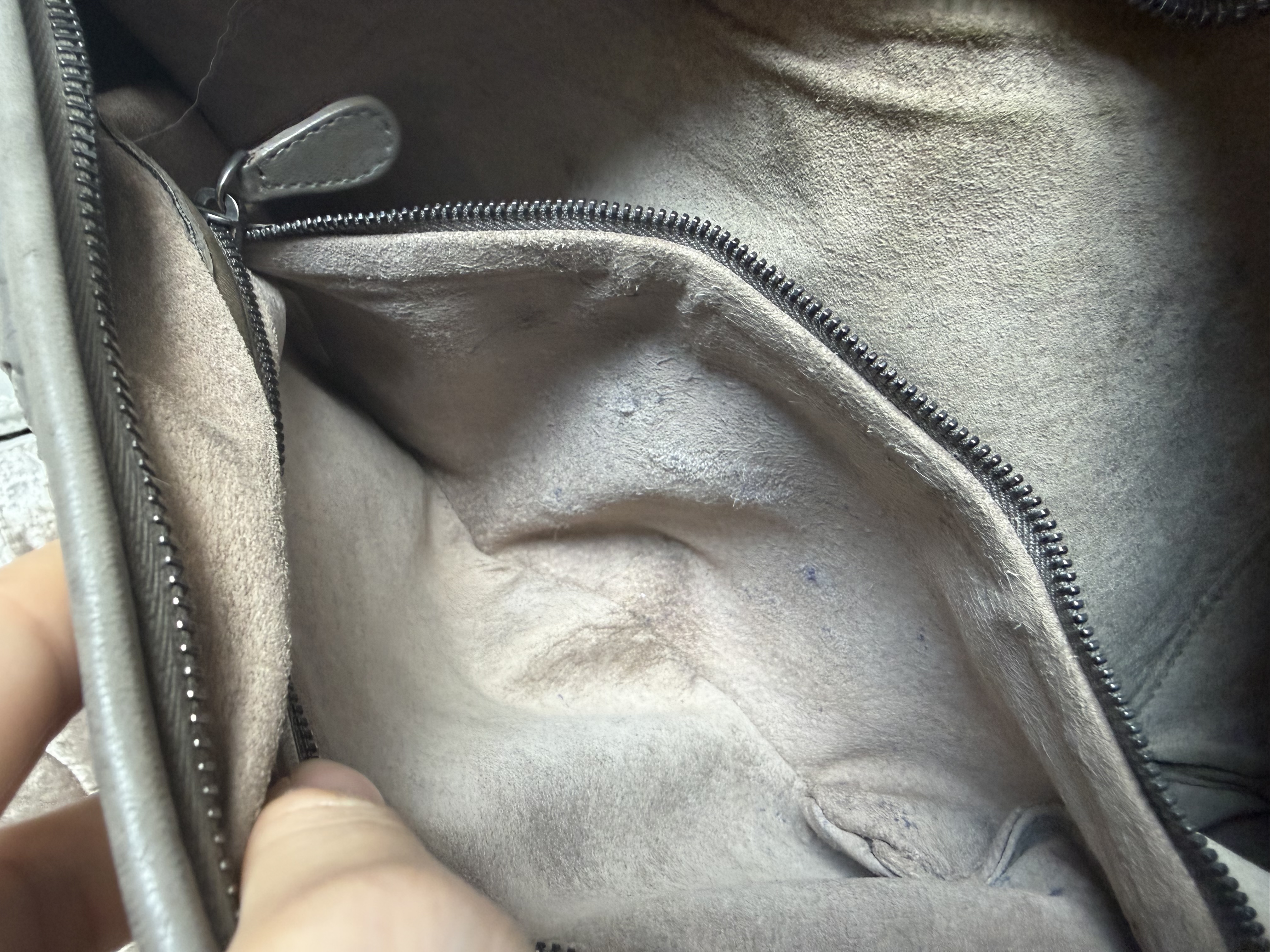 Bottega veneta grey Nappa Intrecciato Large Veneta Hobo bag