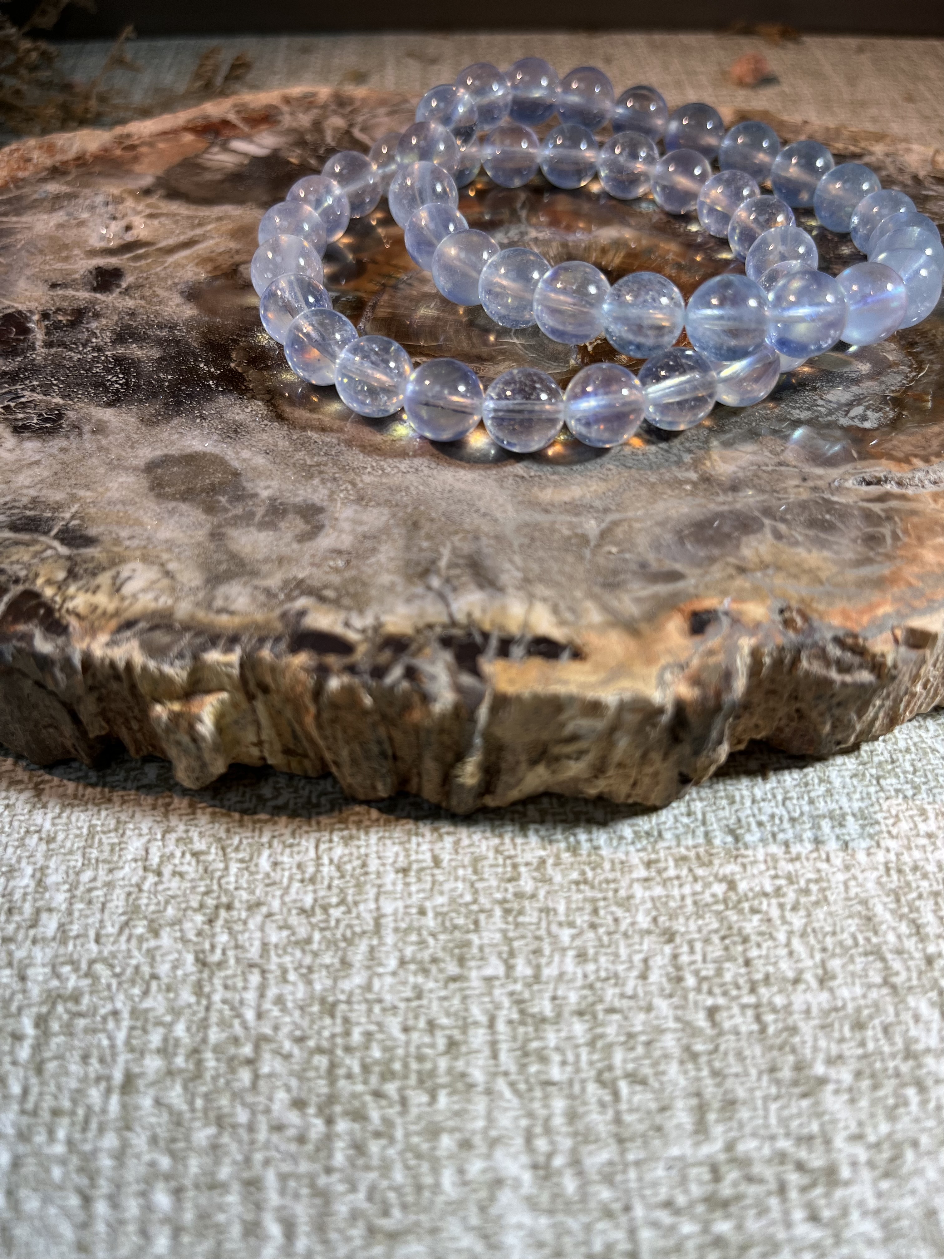 冰透綠海藍寶 8m+