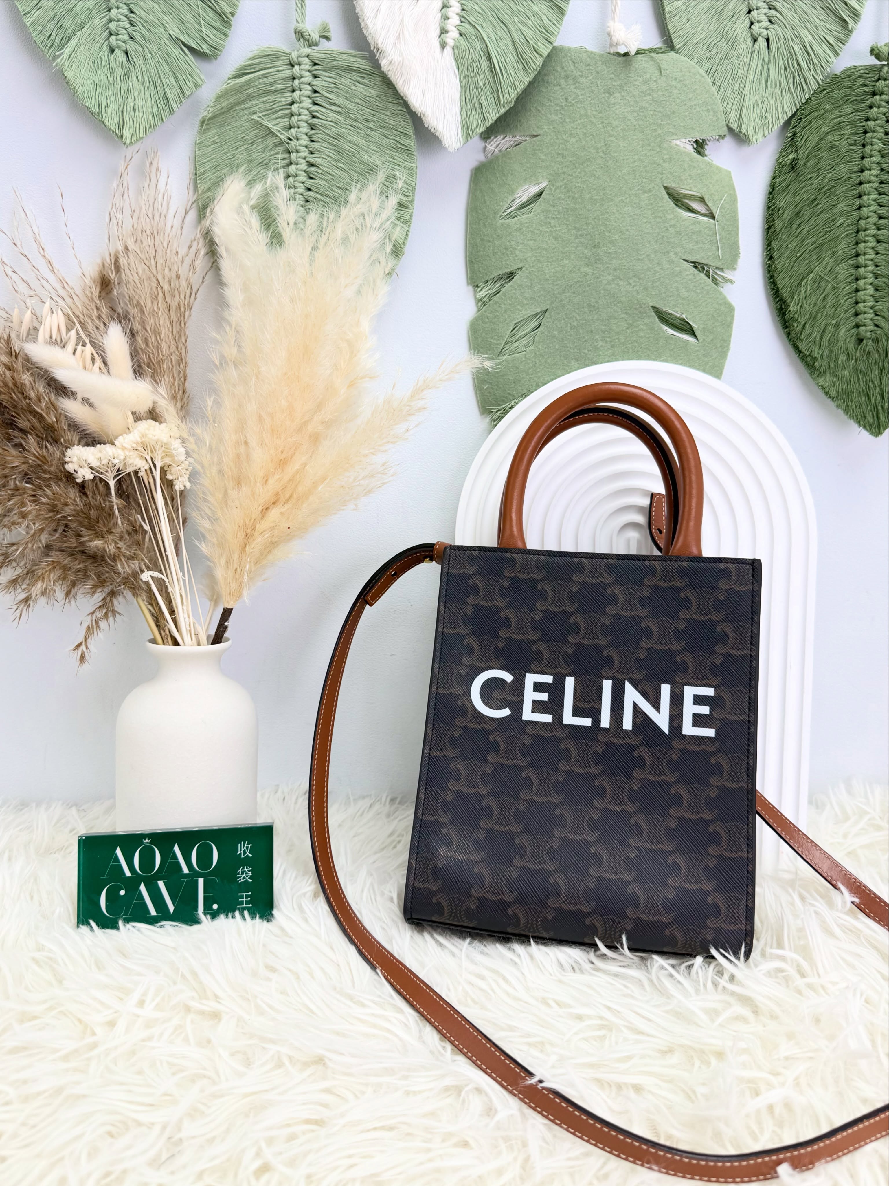 Celine👜 PRE OWNED 🛍️老花 mini tote 有塵袋