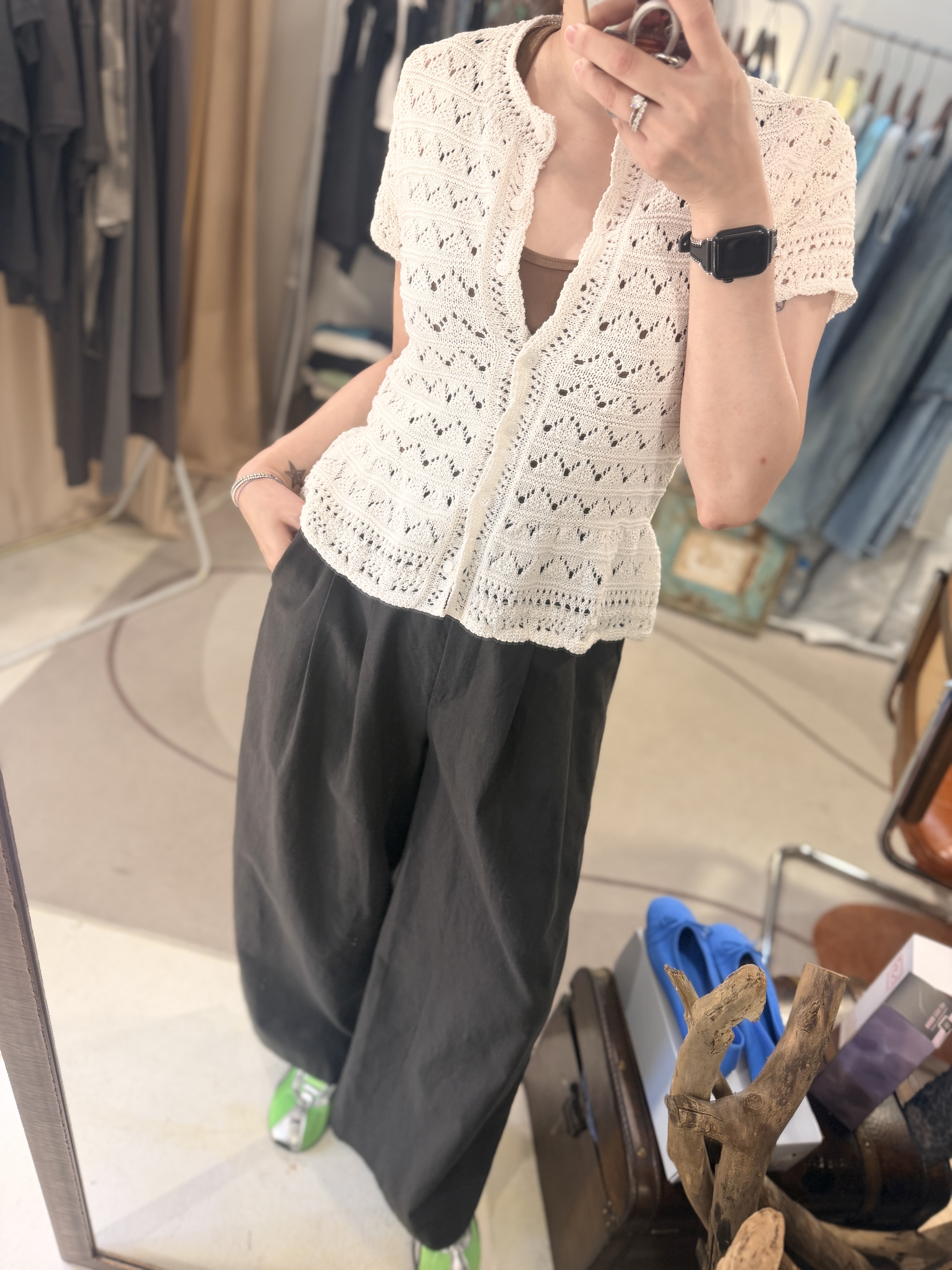 Details knit cardigan 